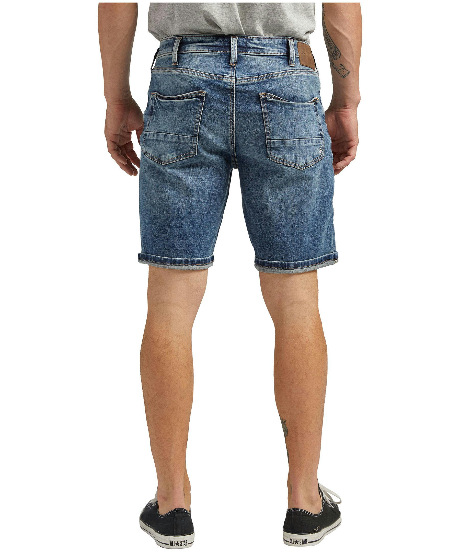 Silver Men's Machray Mid Rise Athletic Fit Shorts