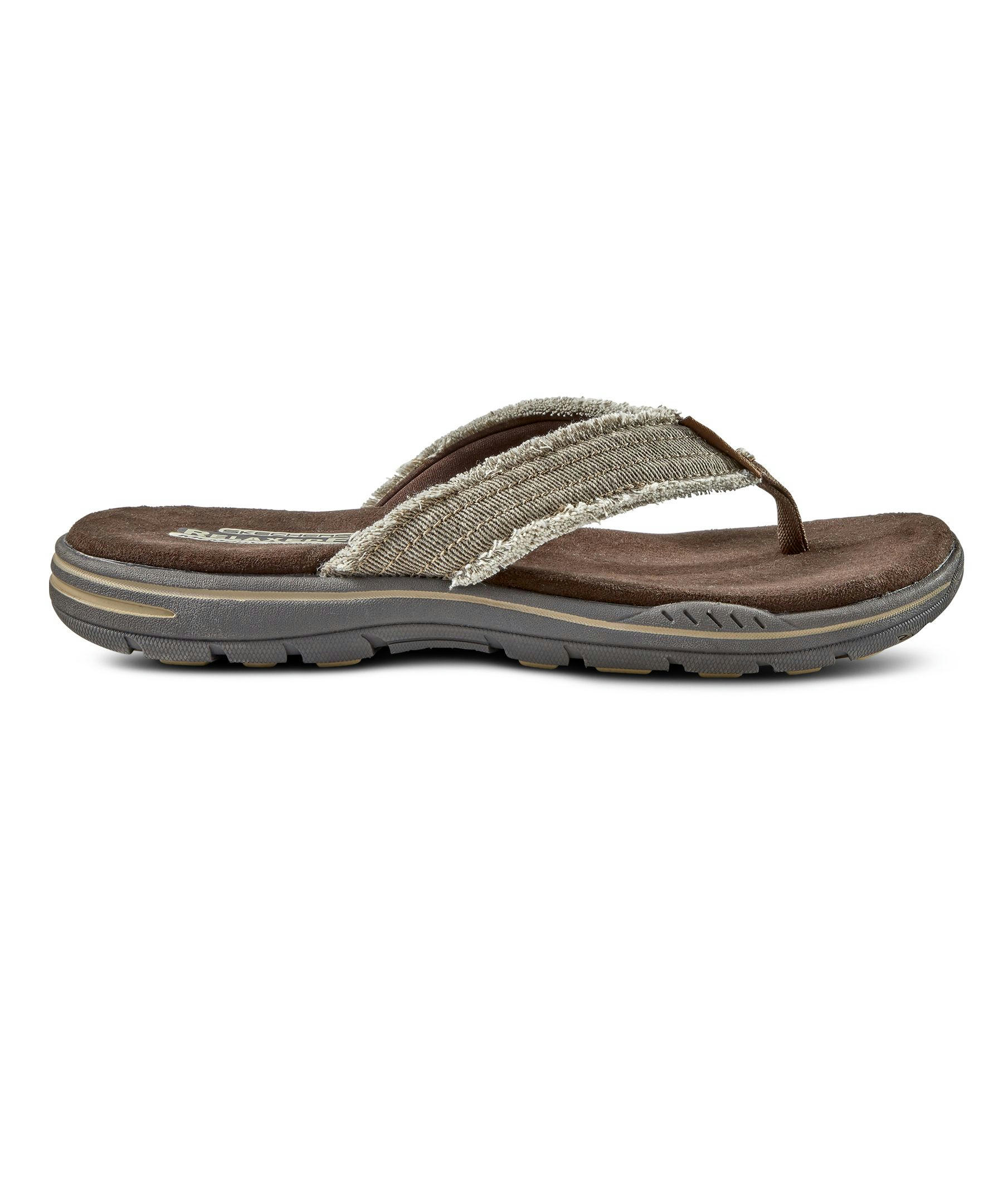 Skechers Men's Evented Arven Relaxed Fit Sandals - Chocolate