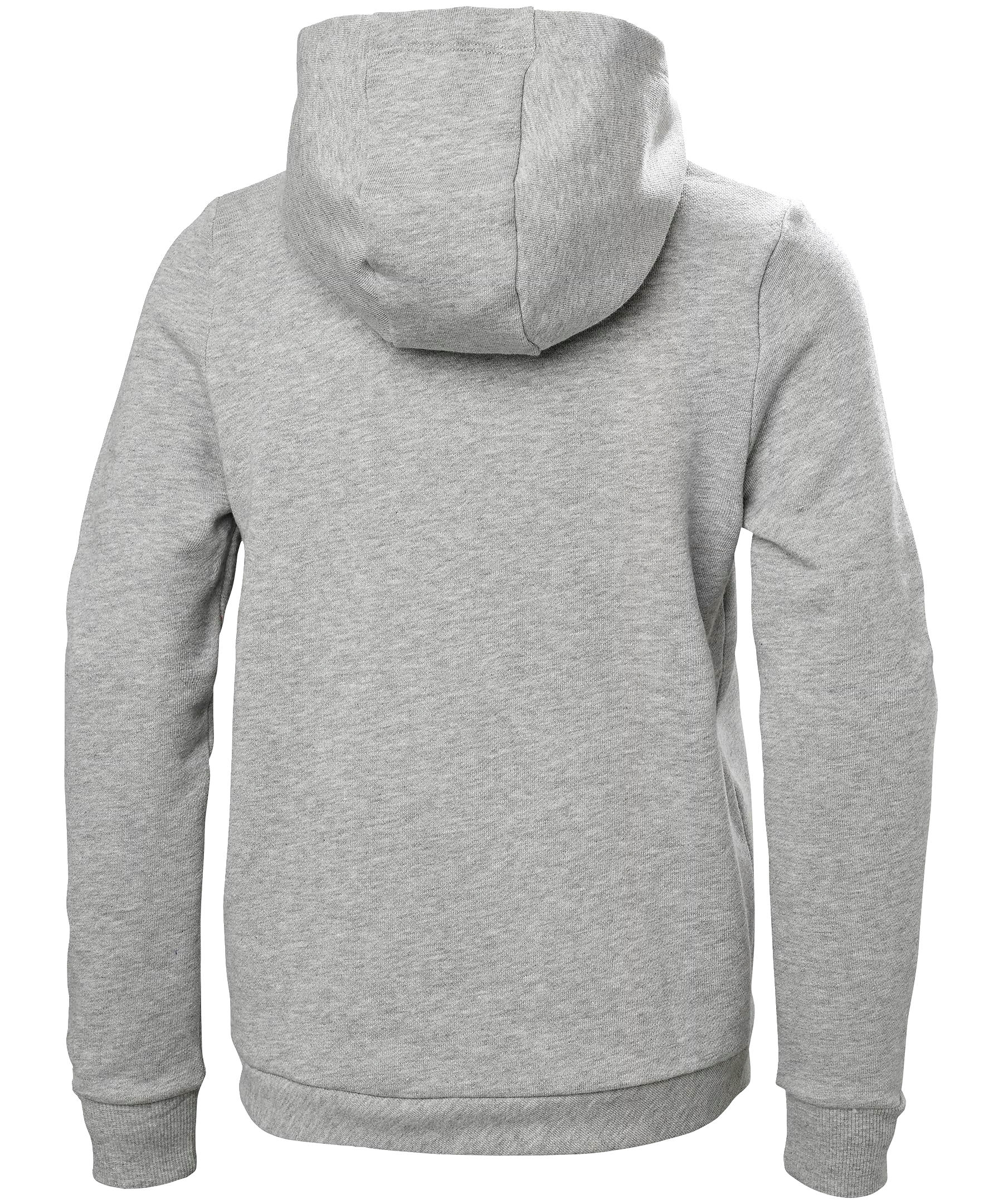 Helly Hansen Kids' Unisex 8-16 Years Classic Logo Crossover Neck Hoodie Sweatshirt with Kangaroo Pocket