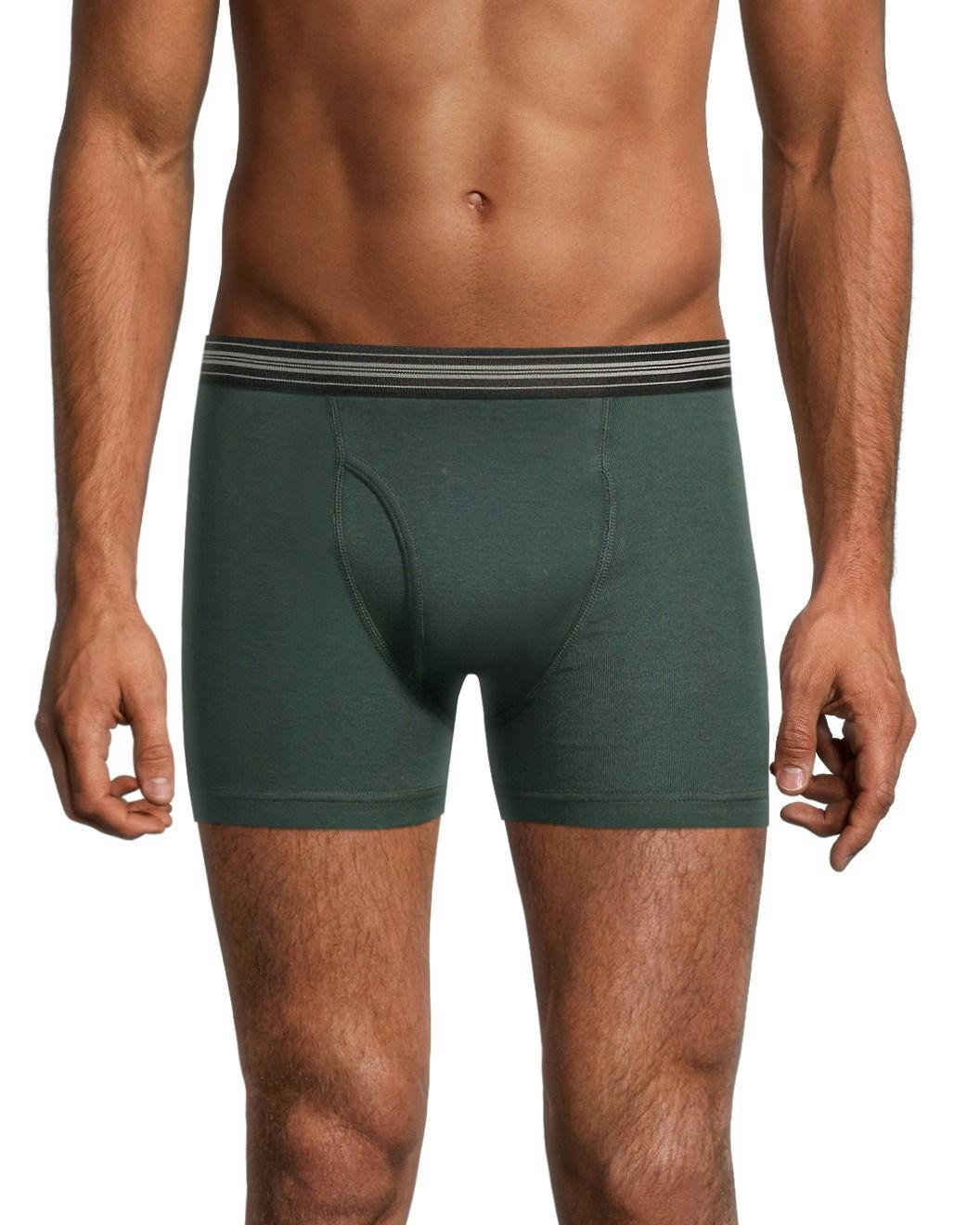 Denver Hayes Men's 3 Pack Solid Boxer Briefs