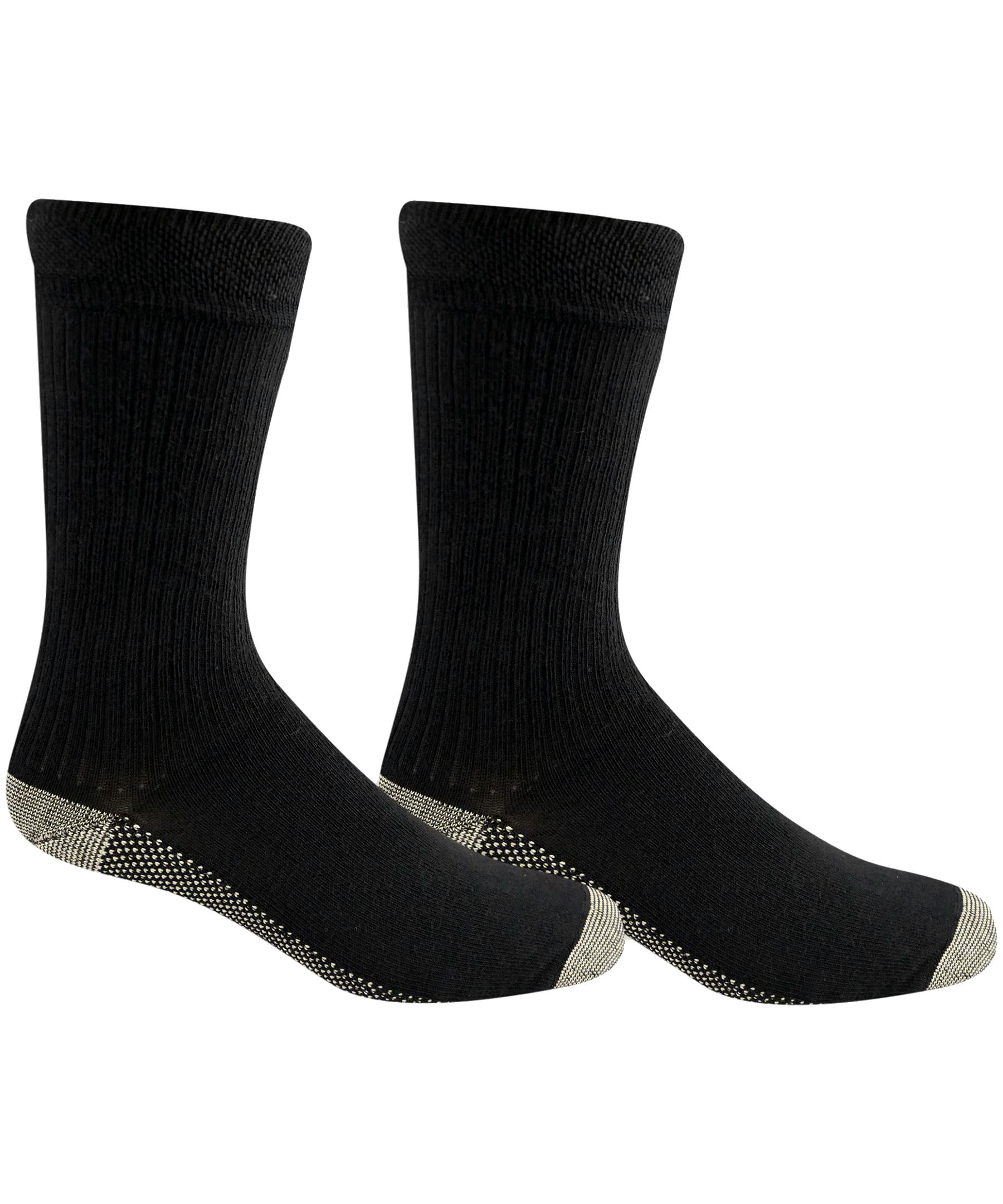 Copper Sole Men's 2-Pack Casual Socks