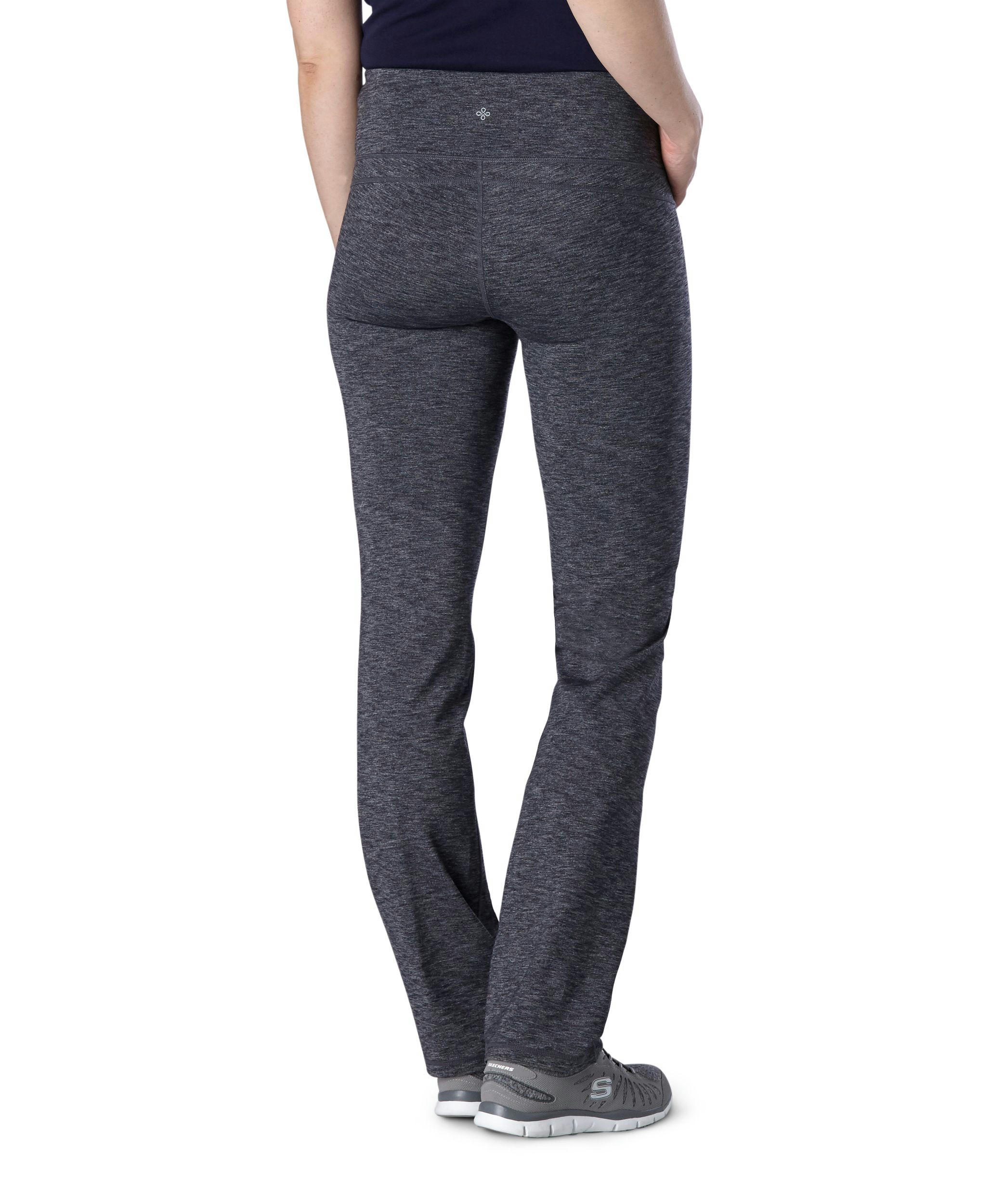 Shambhala Women's Mid Rise Live-In Shape Tummy Slimming Straight Leg Pants