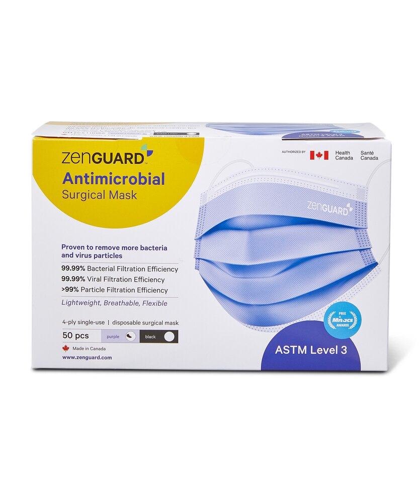 Zentek ZenGuard Antimicrobial Surgical Mask 50PCS