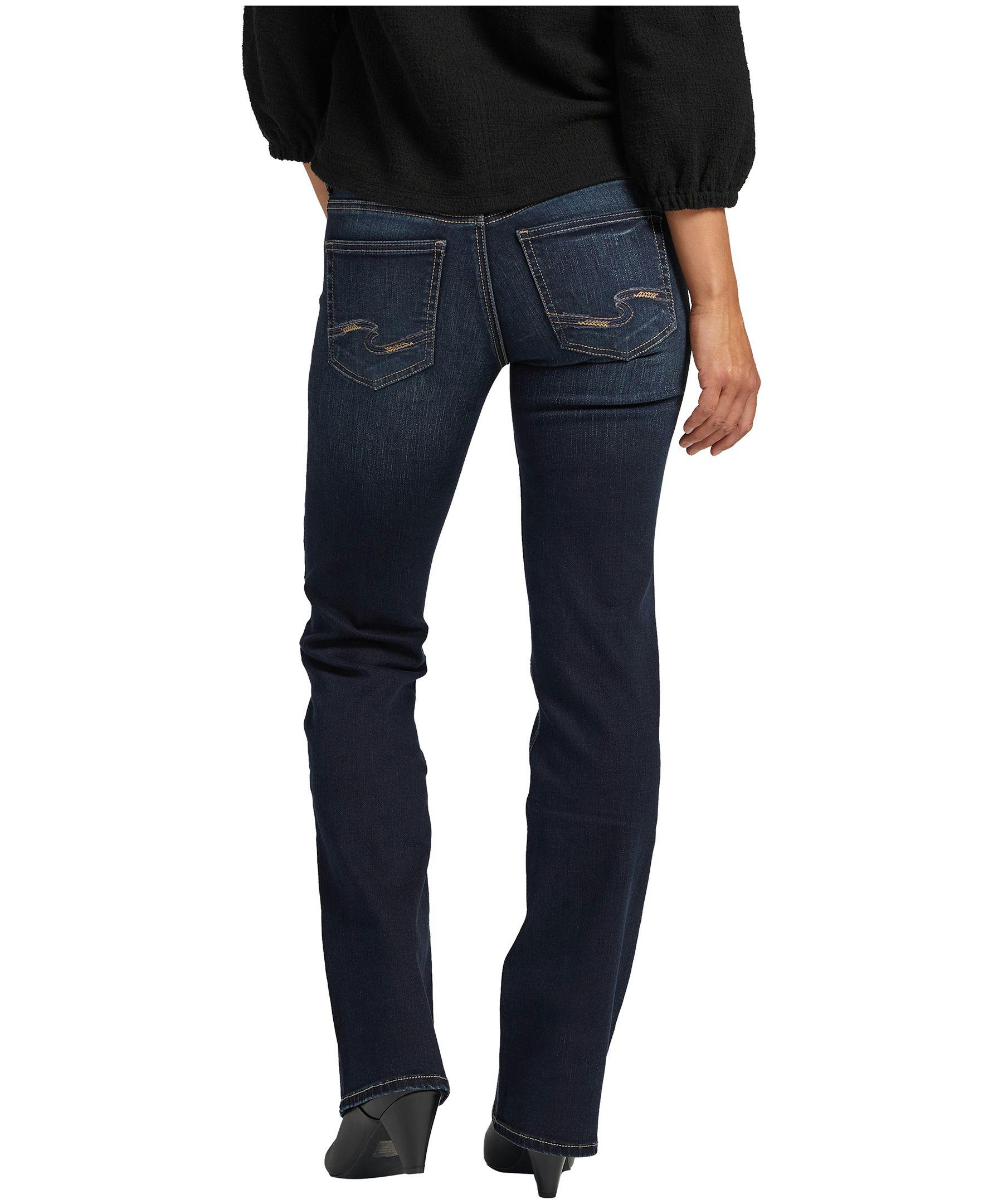 Silver Women's Britt Low Rise Slim Bootcut Jeans