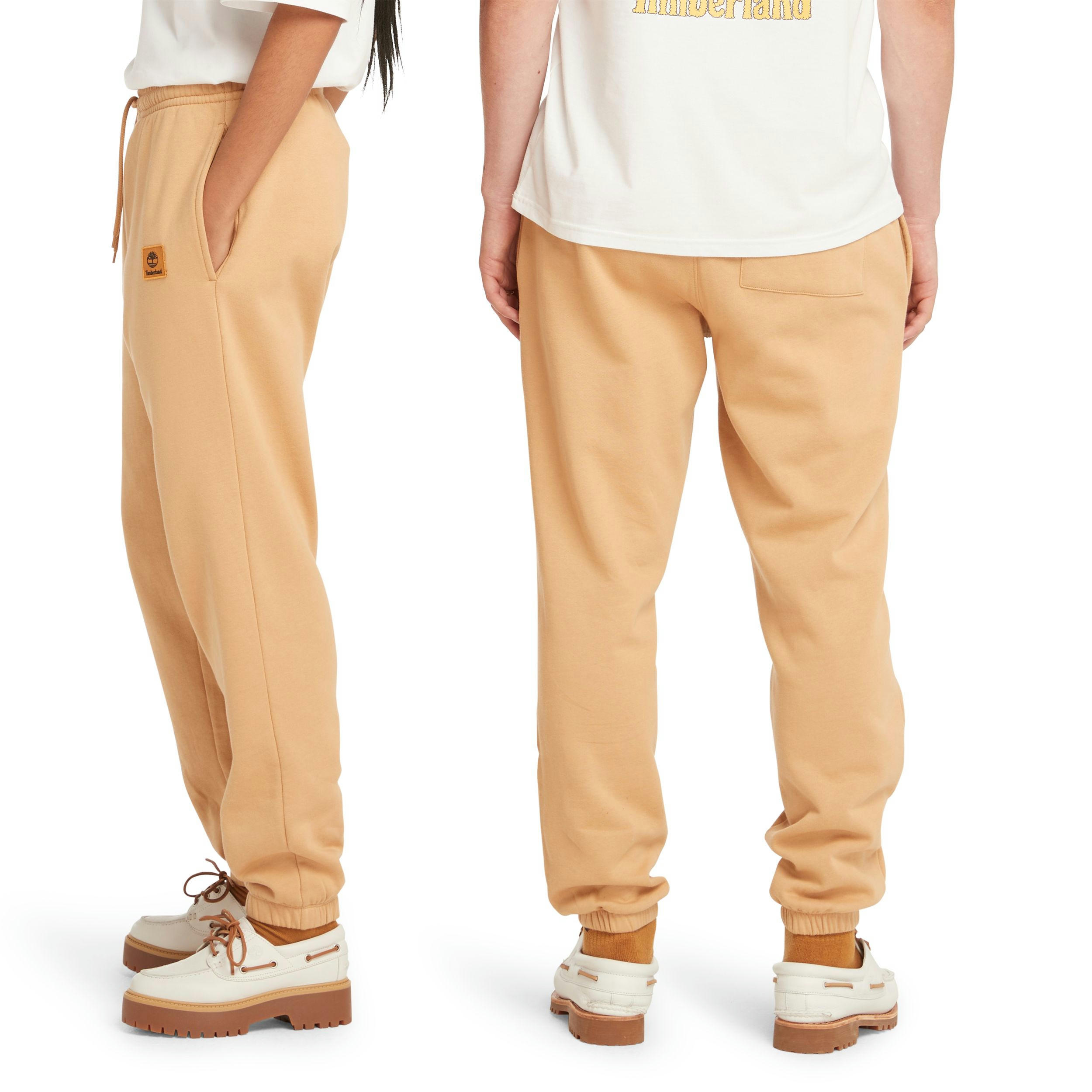 Timberland Men's Fleece Woven Badge Sweatpants