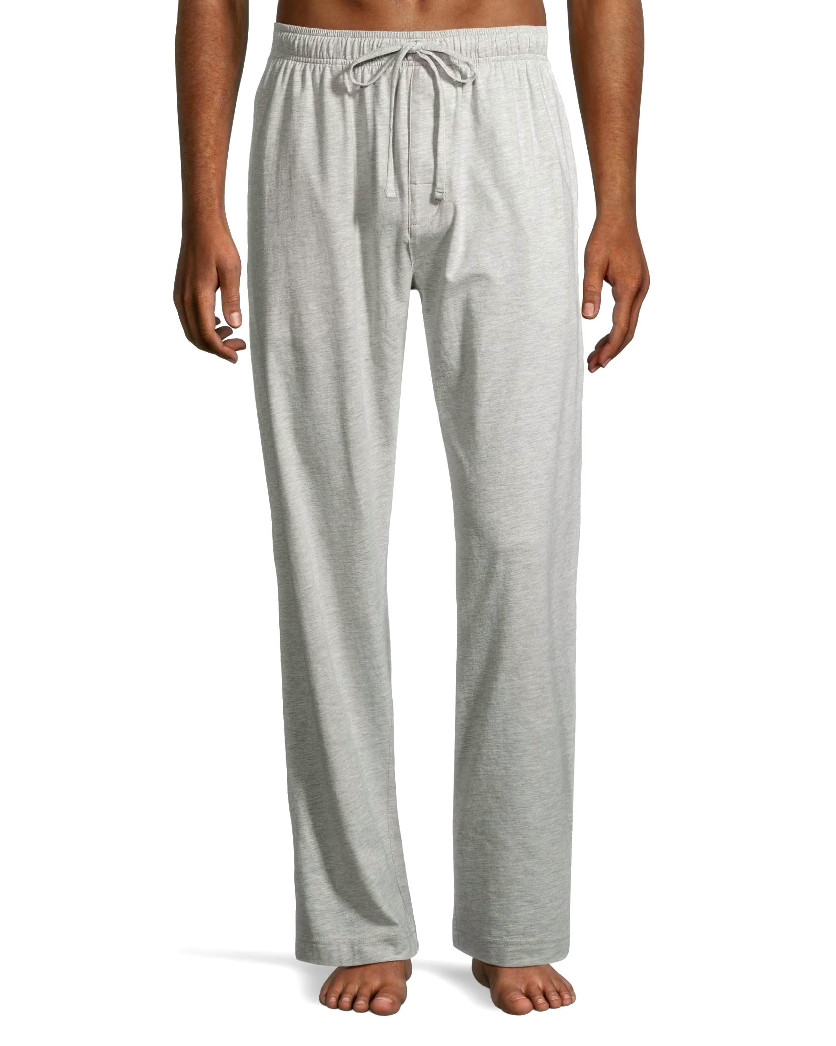 Men's Jersey Lounge Pants With Elastic Waistband and Drawstring