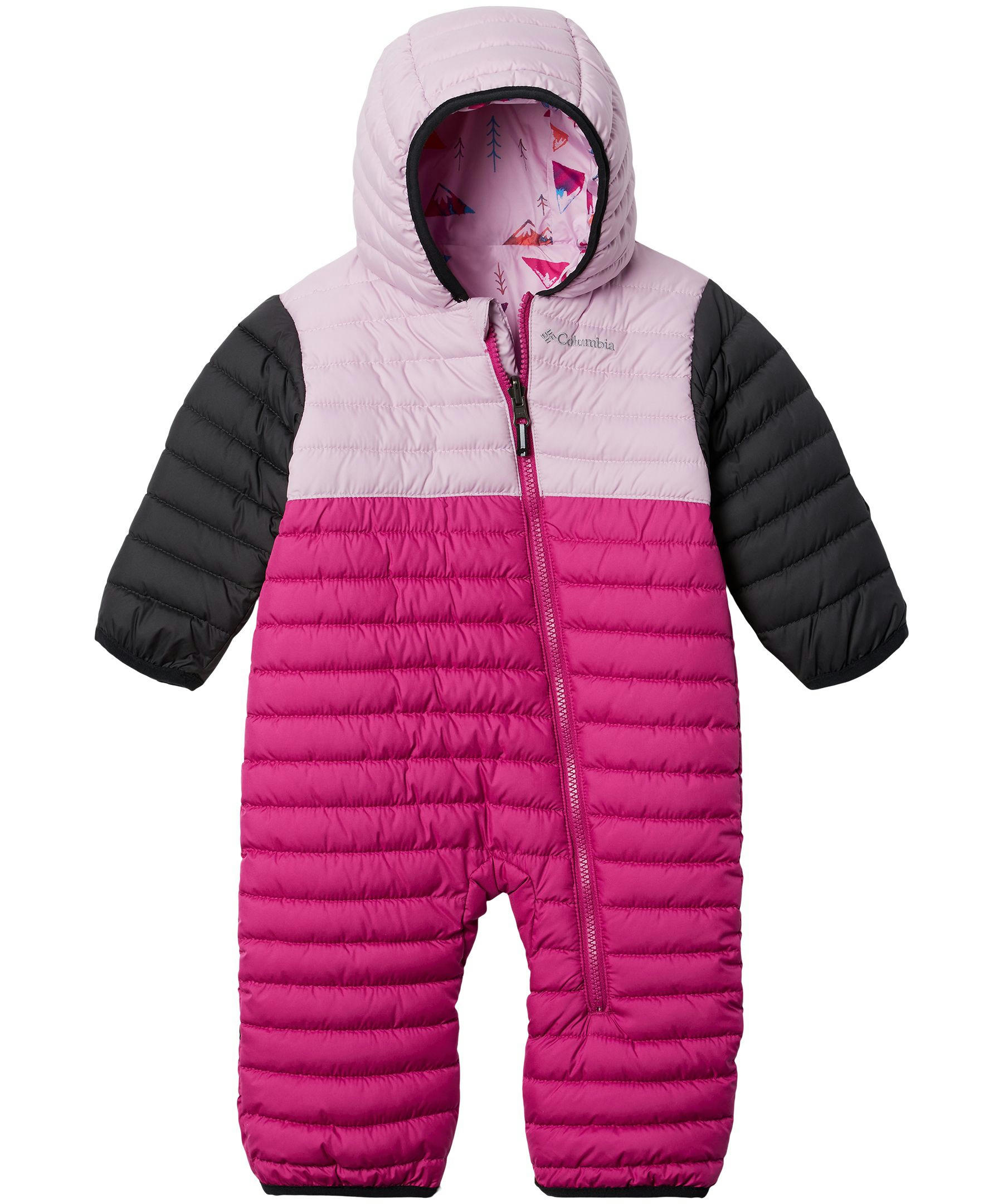 Columbia Infant Girls' Powder Lite Reversible Bunting Suit