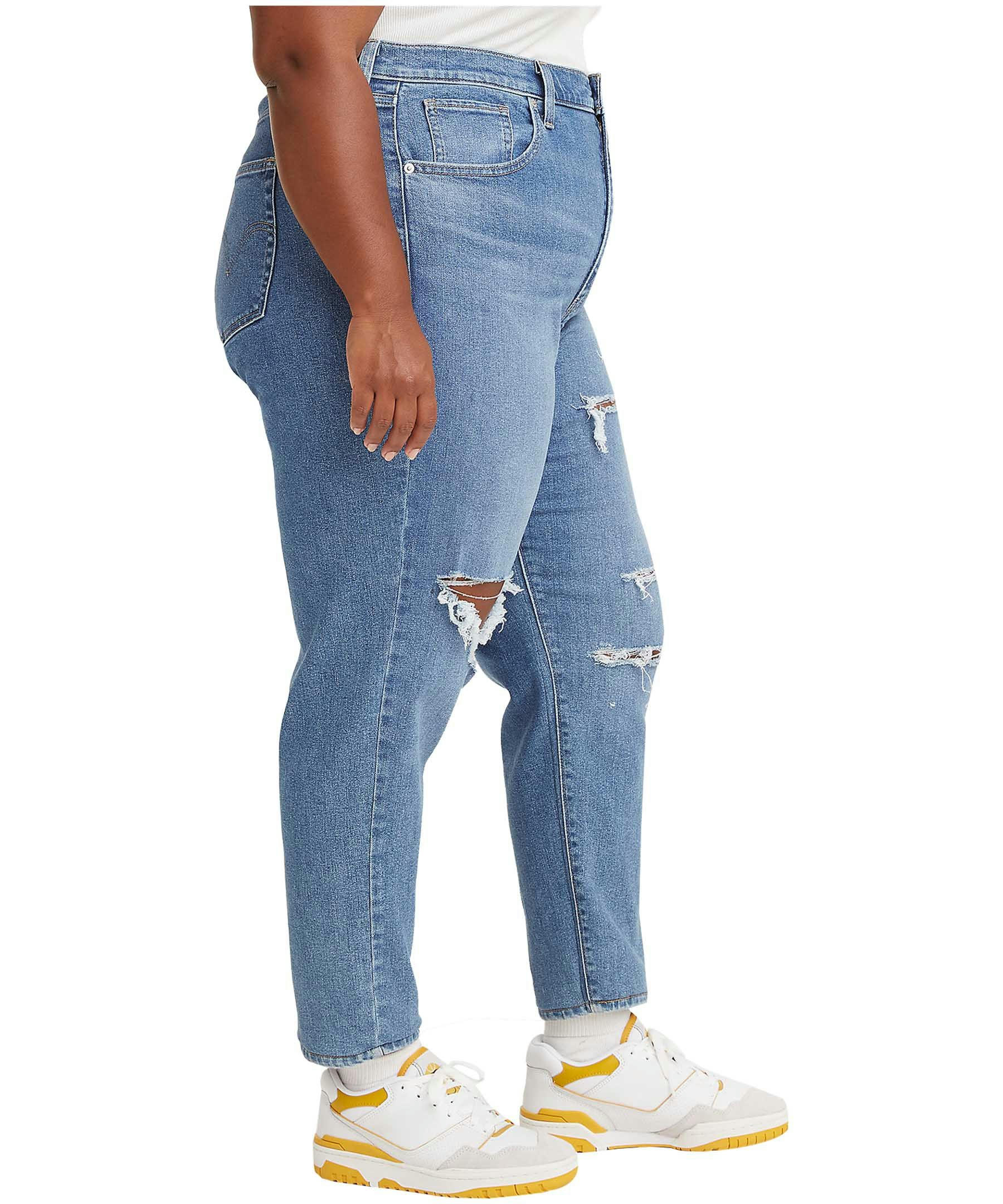 Levi's Women's High Rise Straight Leg Mom Jeans - Plus Size