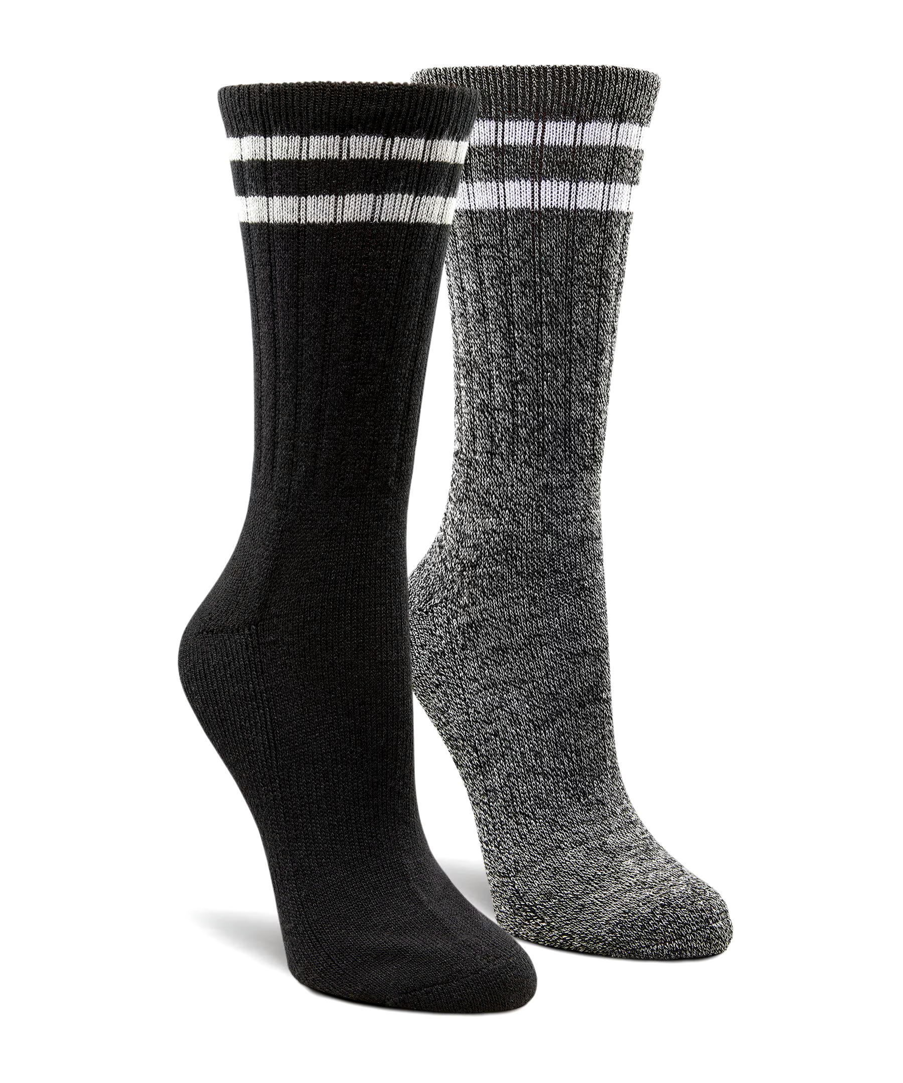WindRiver Women's 2 Pack Super Soft Thermal Quad Comfort Boot Socks