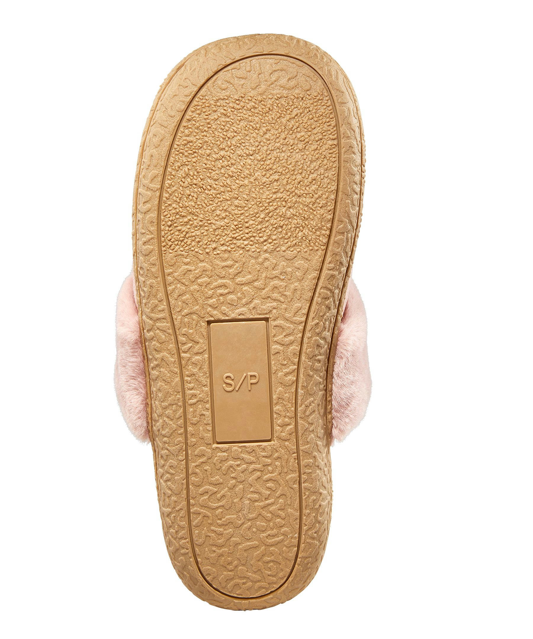 WindRiver Women's Faux Fur Trim Suede Slippers