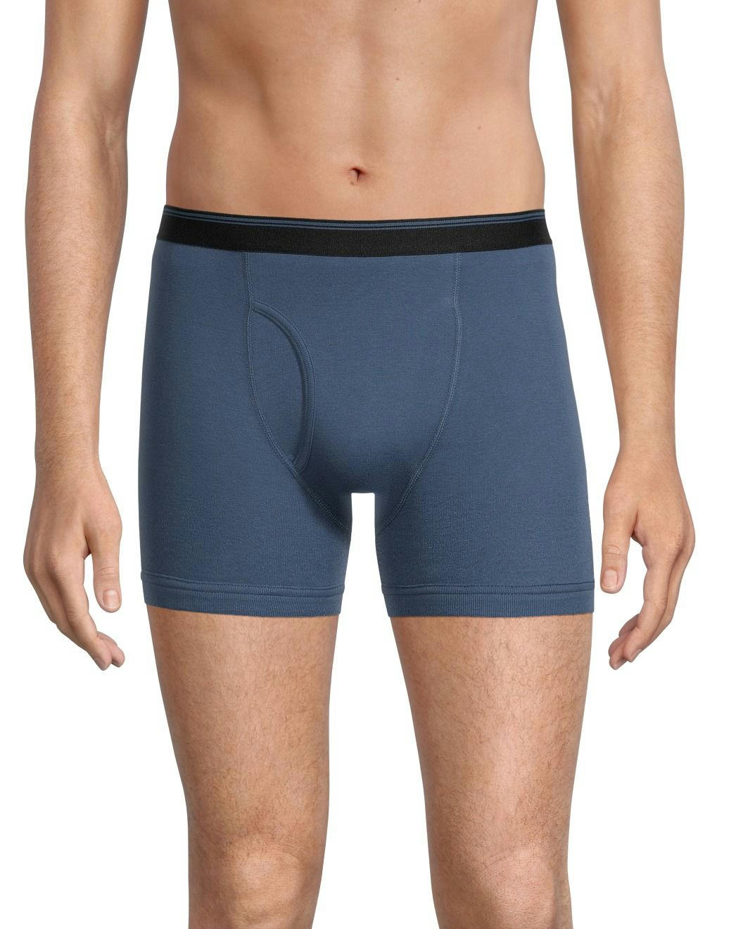 Denver Hayes Men's 3 Pack Solid Boxer Briefs