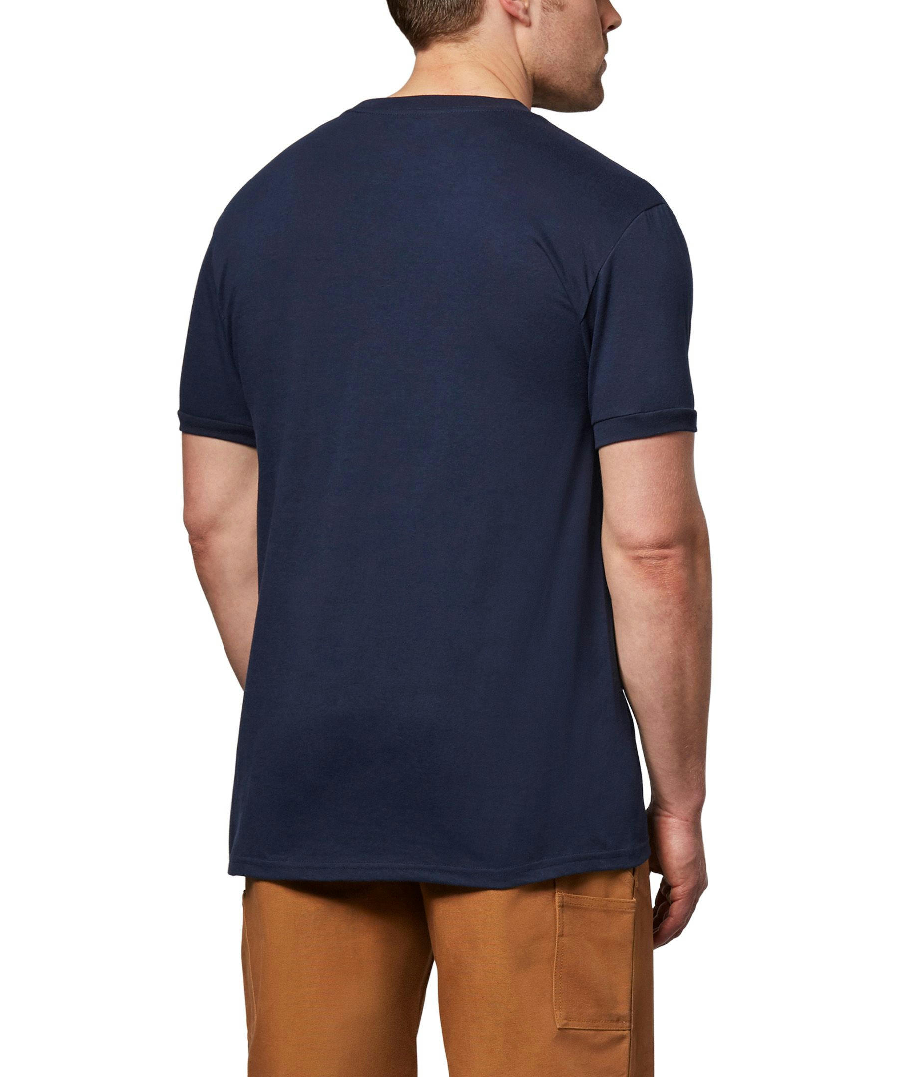 Aggressor Men's Crewneck Short Sleeve Work T-Shirt With FRESHTECH