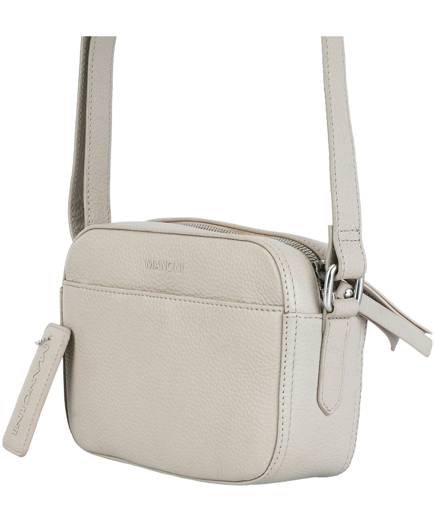 Mancini Leather Goods Women's Pebelled RFID Secure Clara Crossbody Bag