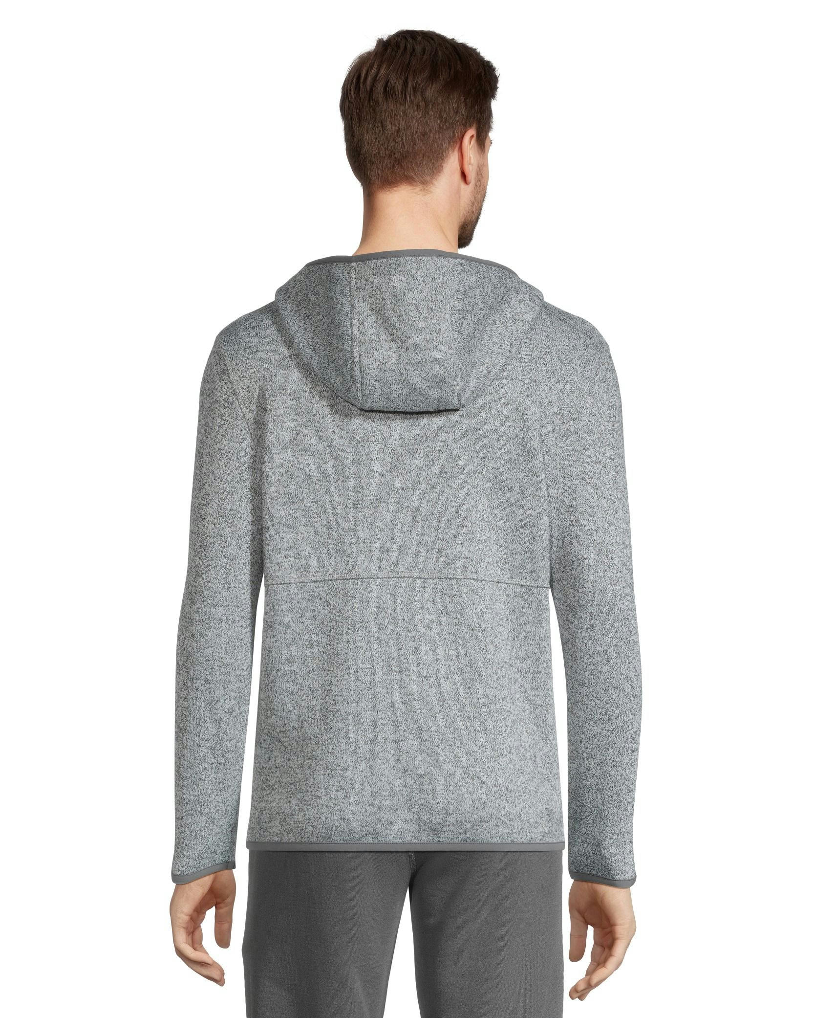 WindRiver Men's Full Zip Sweater-Knit Fleece Jacket