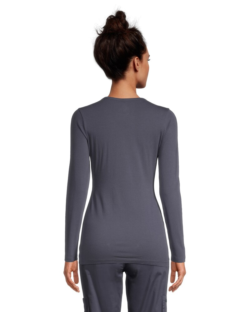 HEALTH PRO Women's Crewneck Long Sleeve Underscrub Shirt