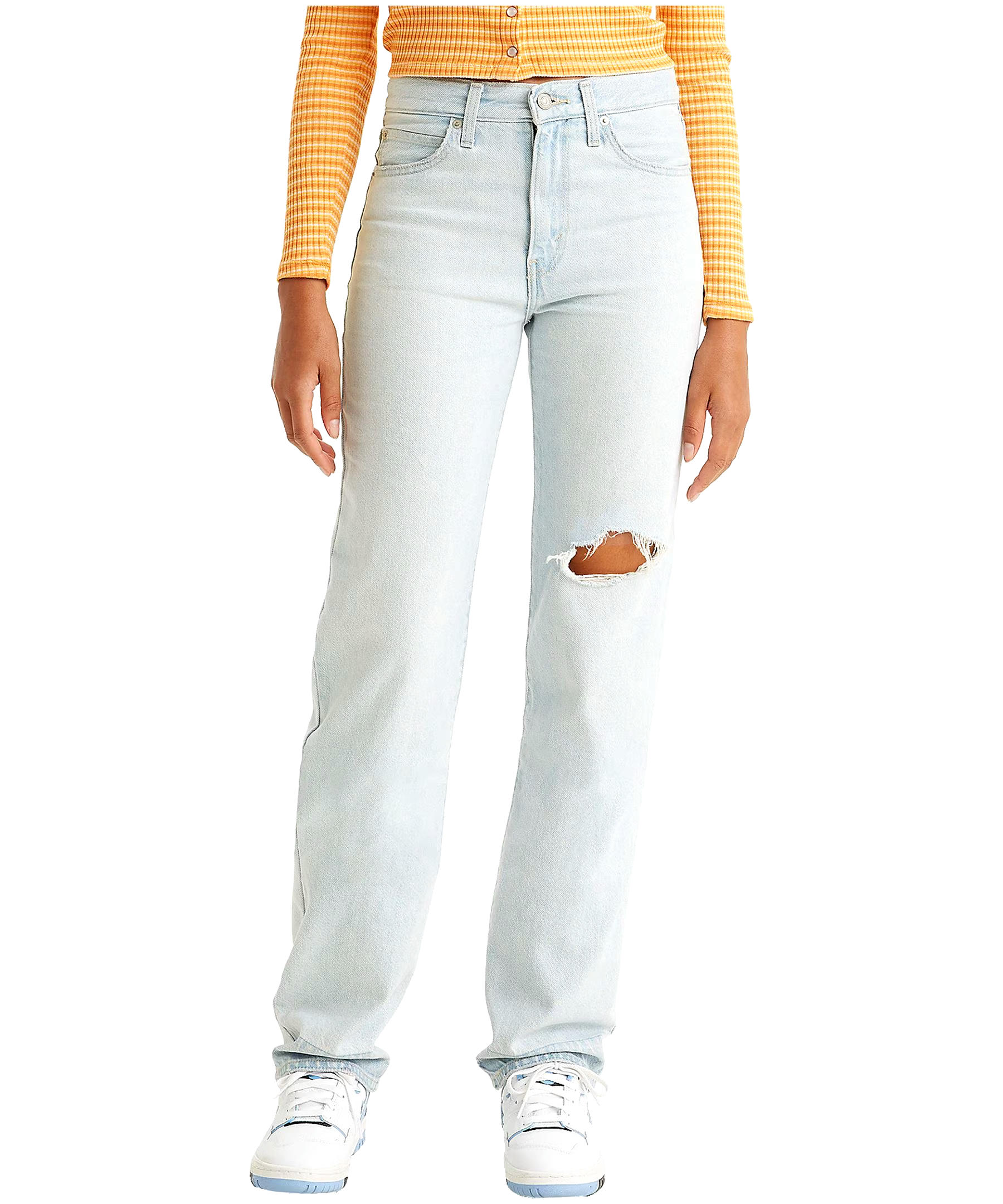 Levi's Women's '94 Baggy Mid Rise Straight Leg Jeans - Light Indigo