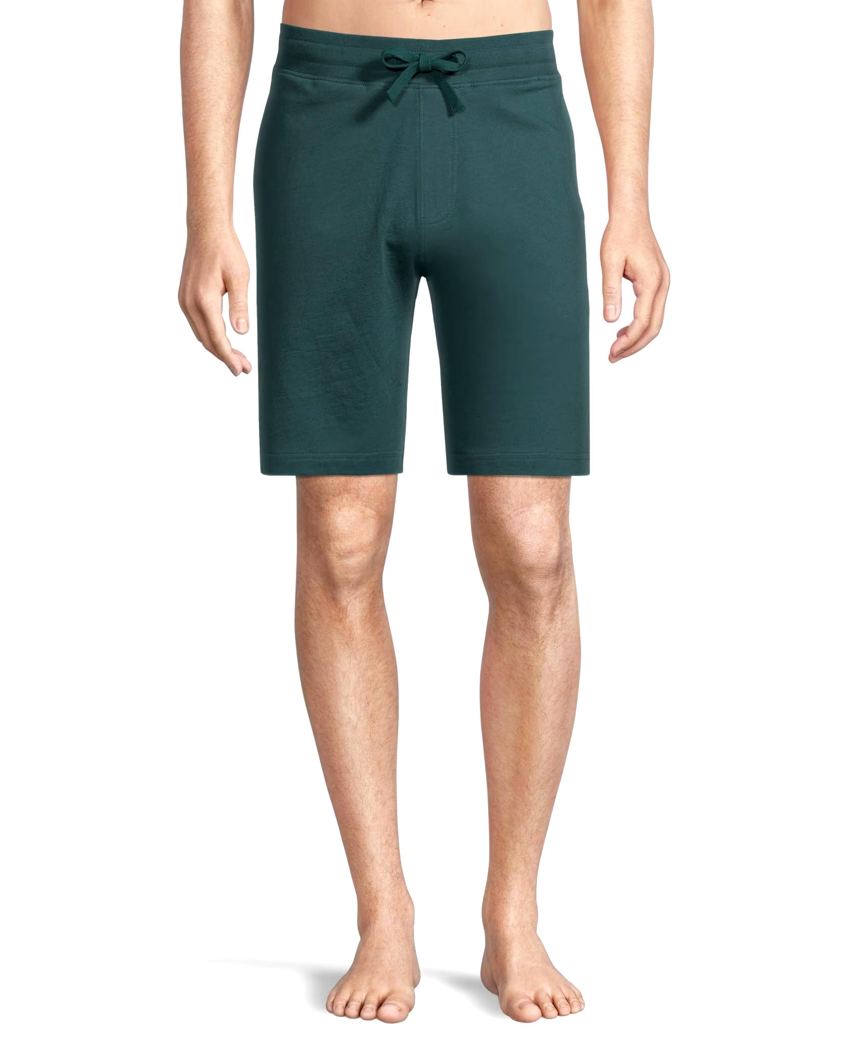 Denver Hayes Men's French Terry Elastic Drawstring Lounge Shorts