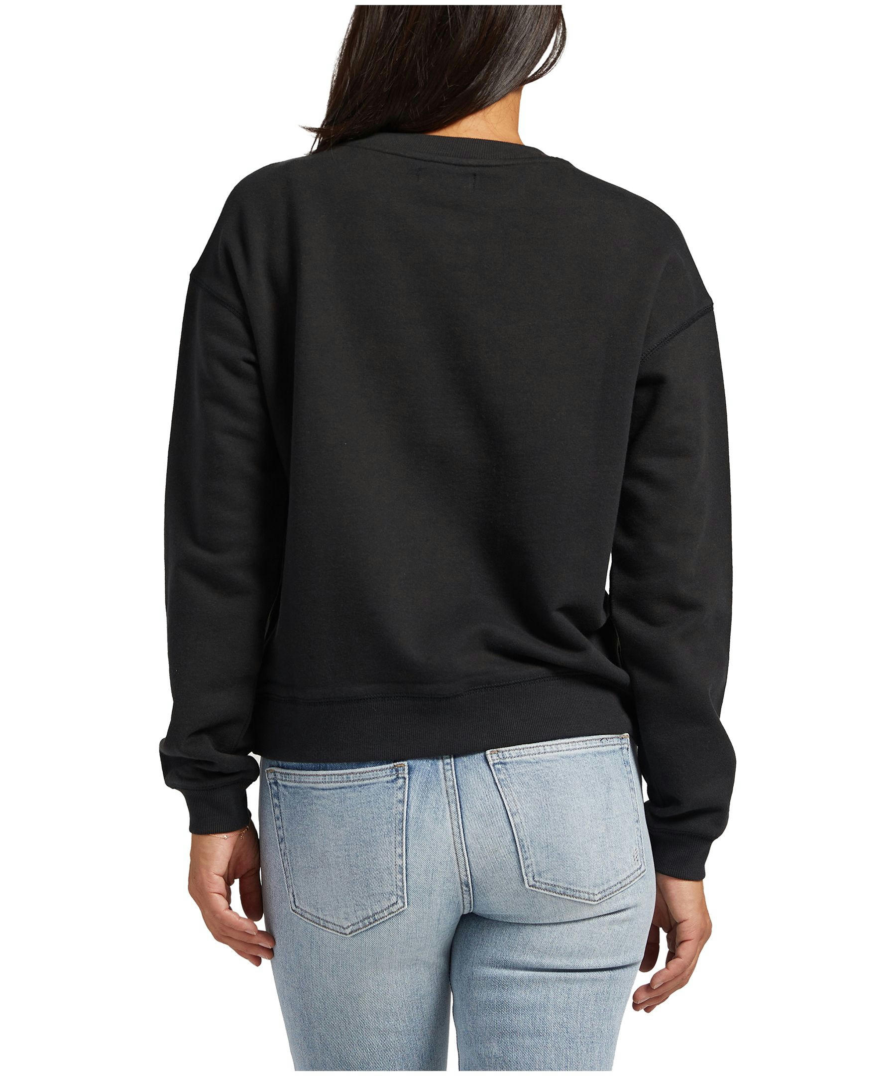 Silver Women's French Terry Crewneck Sweatshirt