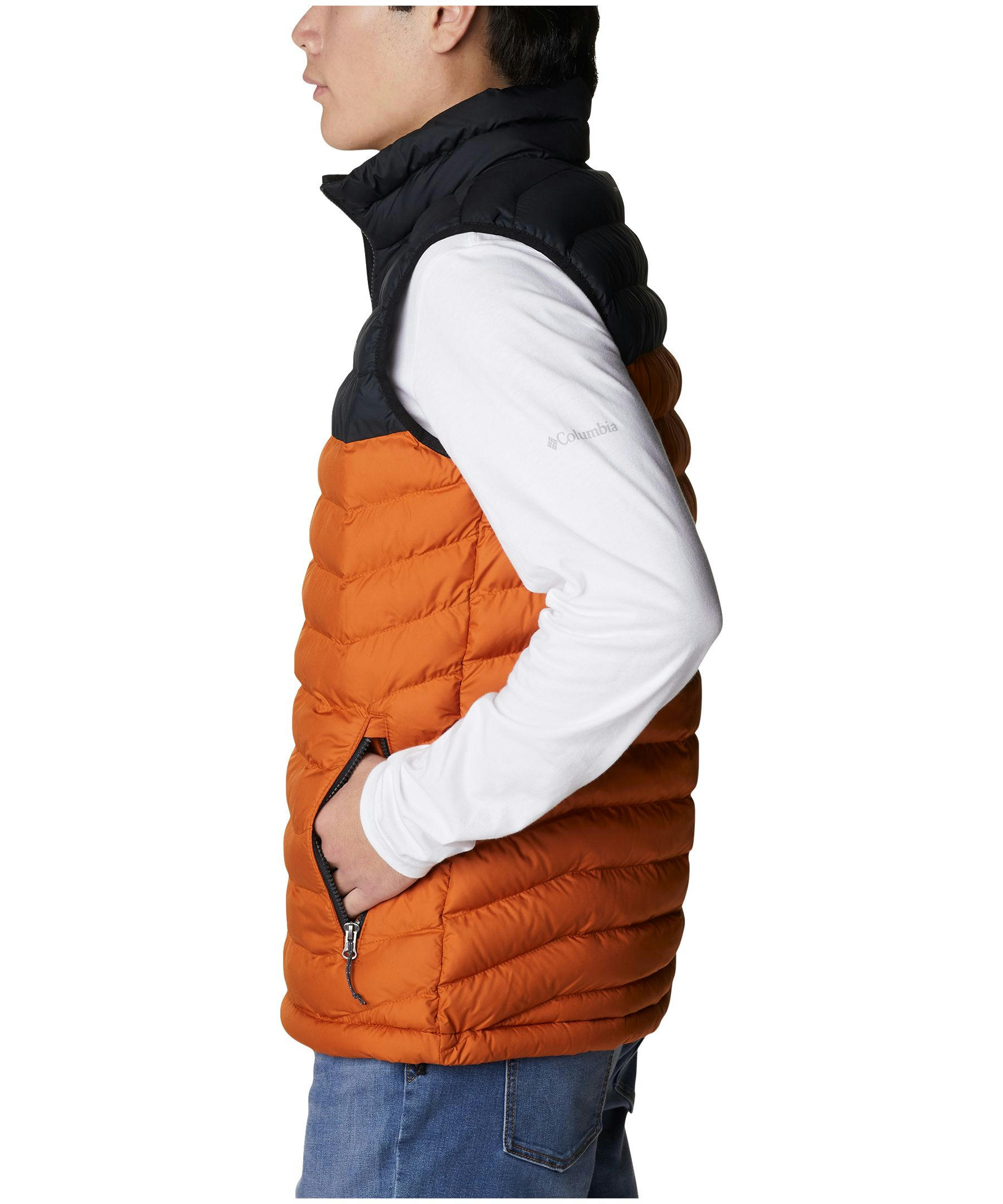 Columbia Men's Powder Lite Water Resistant Omni-Heat Insulated Vest Jacket