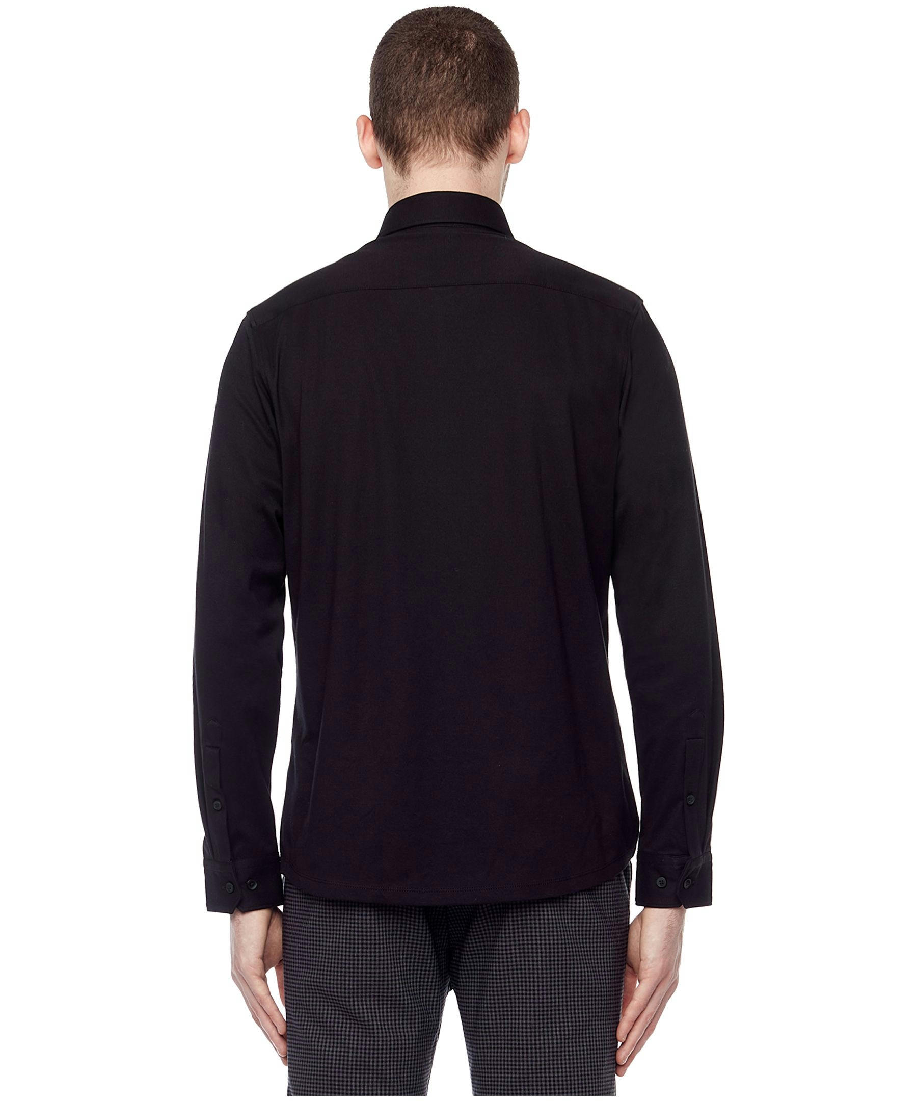 Projek Raw Men's Long Sleeve Modern Fit Vegan Button Down Shirt