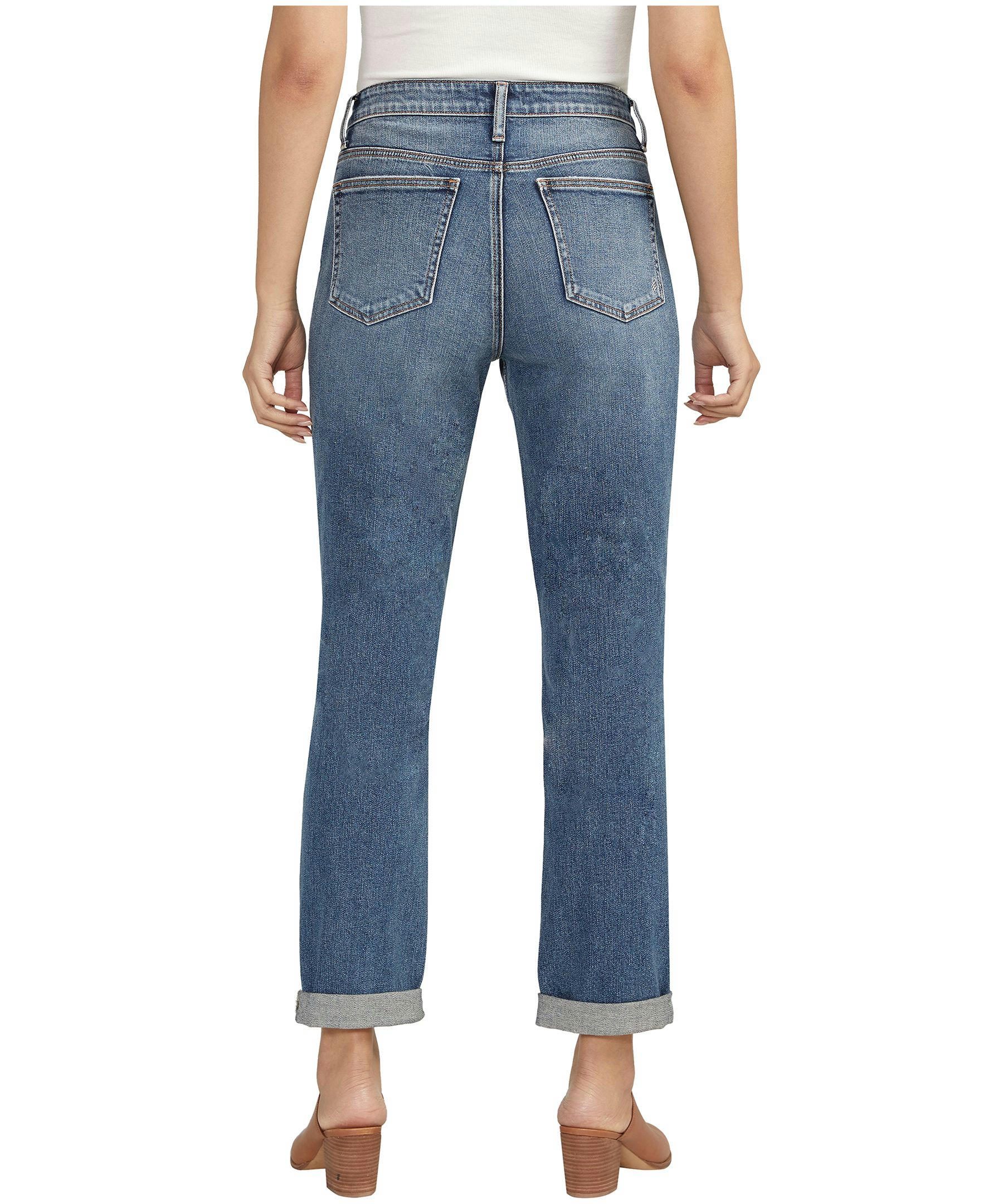 Silver Women's Beau High Rise Slim Leg Boyfriend Jeans