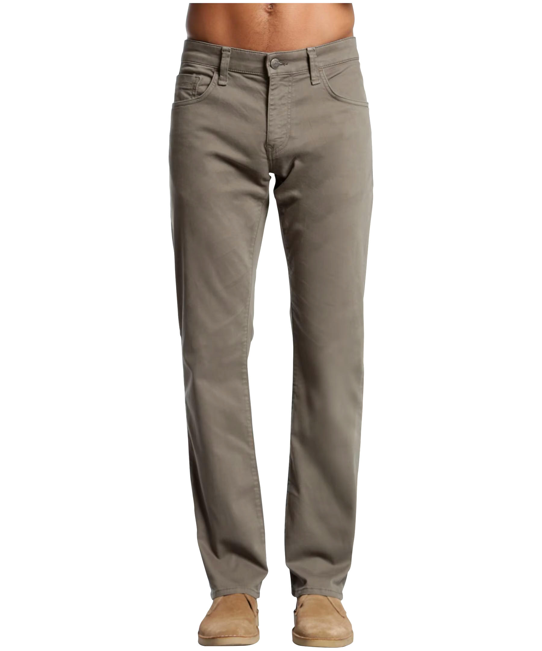 Mavi Men's Marcus Reg Rise Slim Straight Olive Beltown Jeans