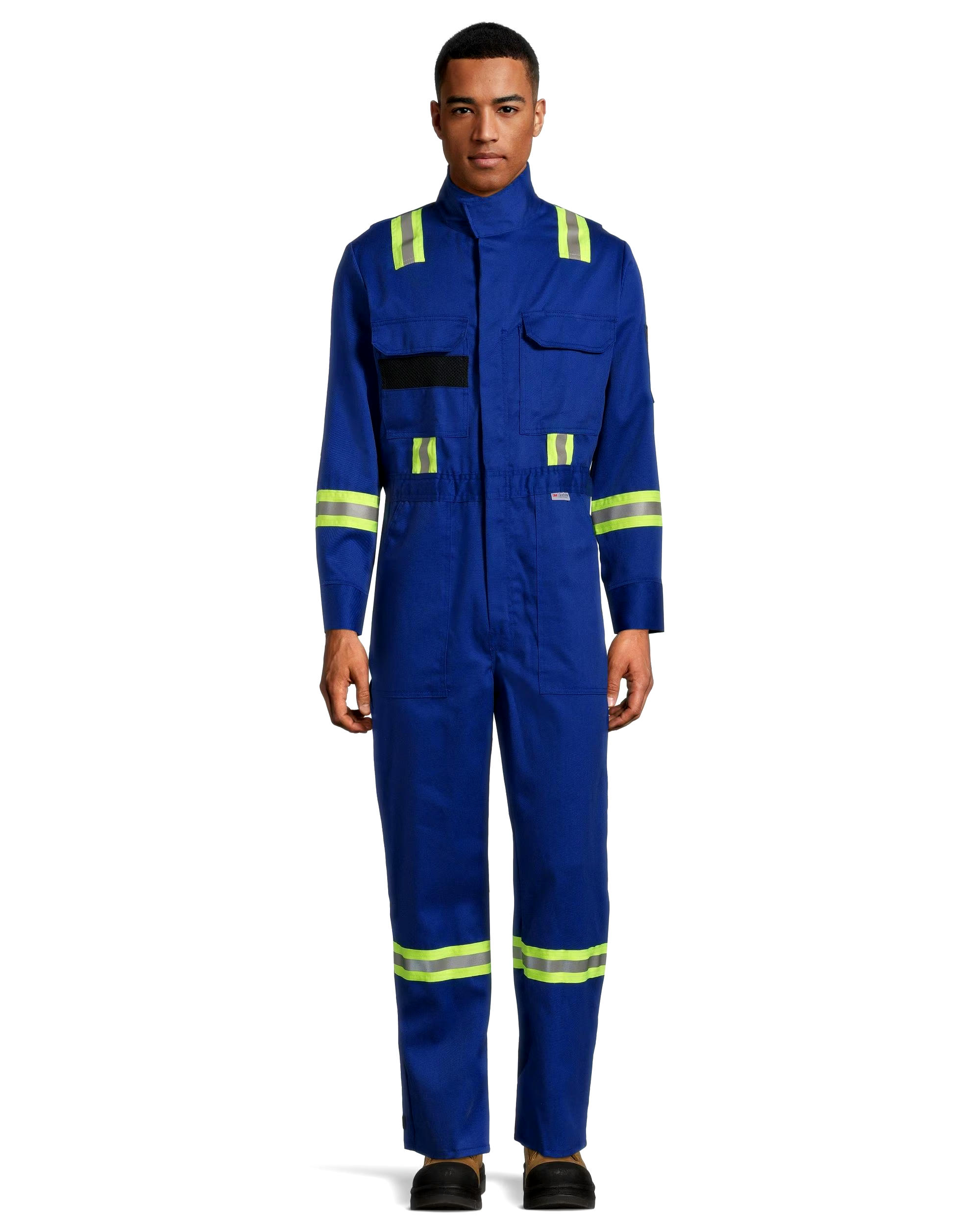 Firewall Men's 7 oz Flame-Resistant Unlined Coverall with Reflective Tape