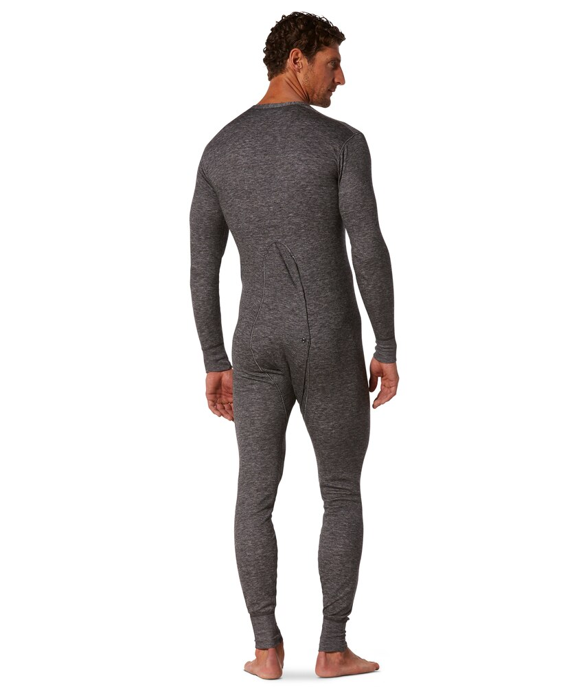 WindRiver Men's All-in-One 2-Layer Merino Wool Combination Underwear