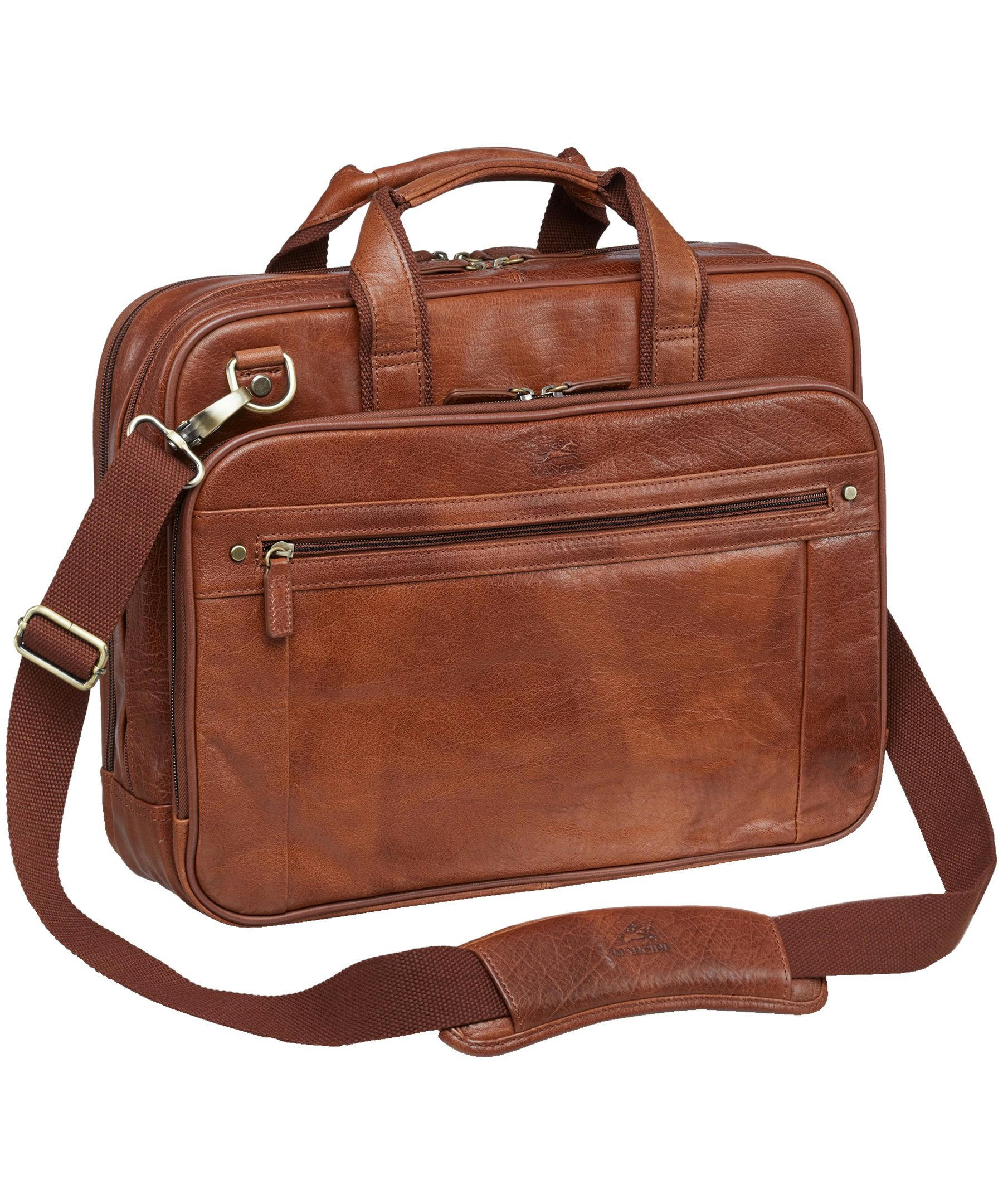 Mancini Arizona Double Compartment Briefcase