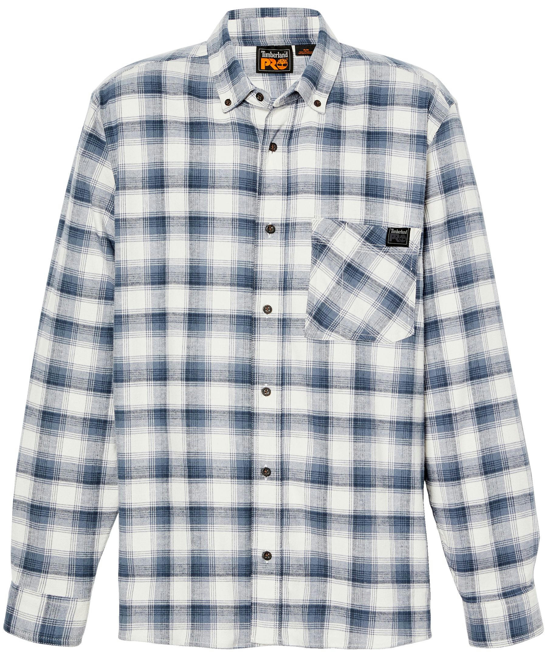 Timberland Pro Men's Woodfort Lightweight Long Sleeve Original Fit Flannel Shirt