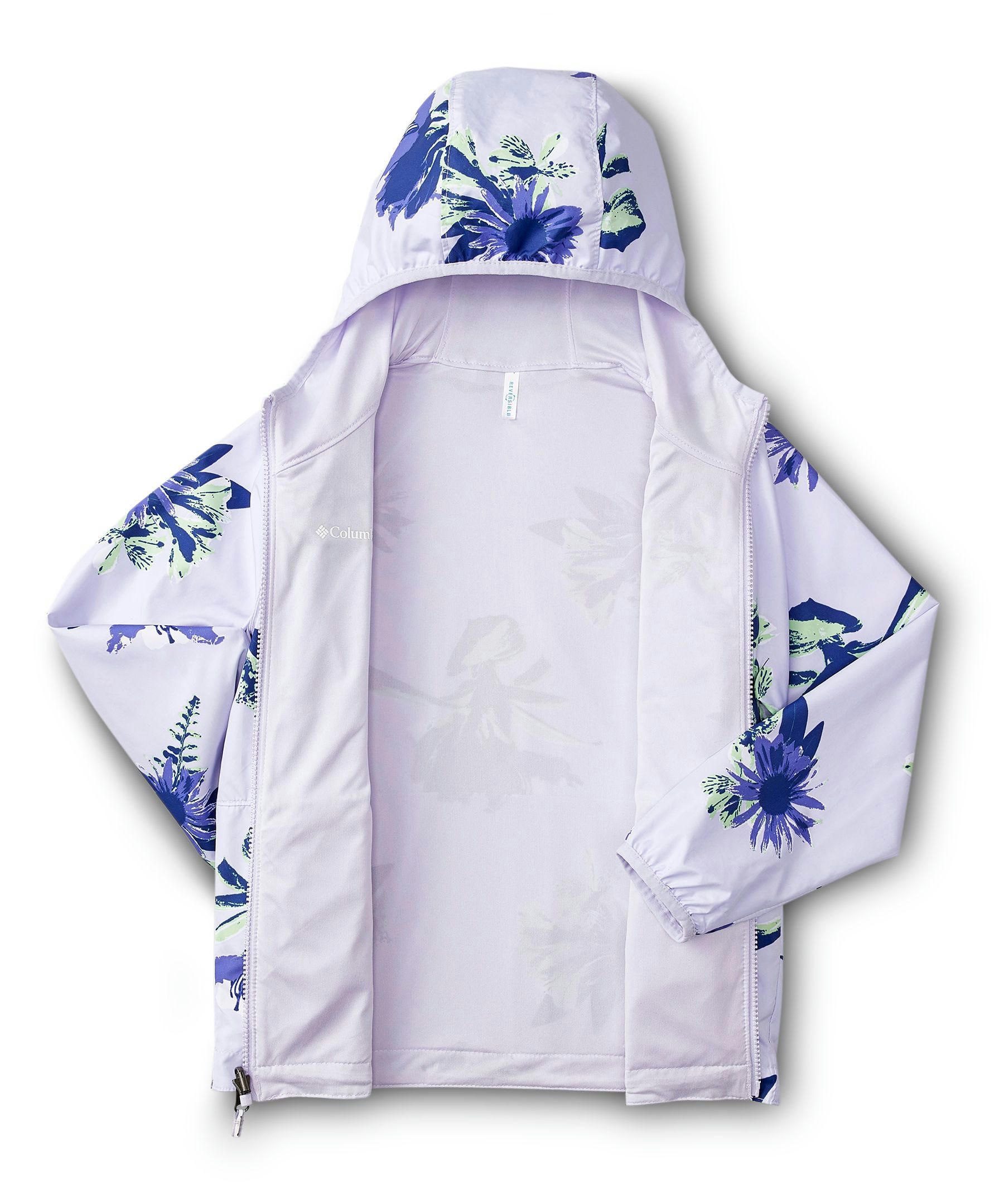 Columbia Youth Girls' Pixel Grabber II Water Resistant Reversible Jacket