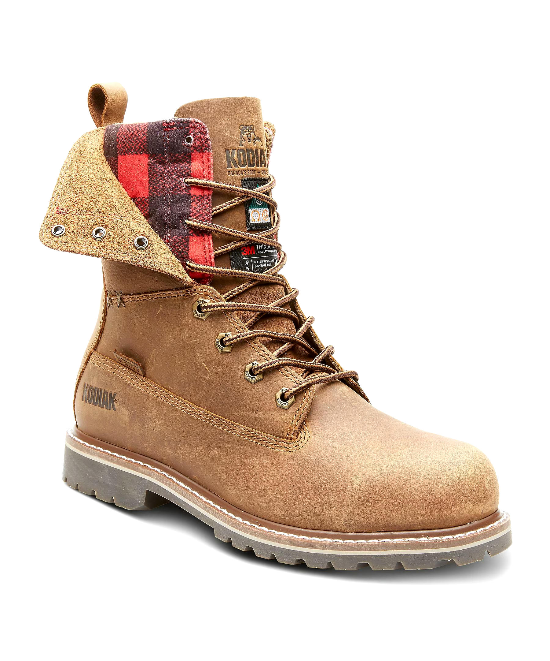 Kodiak Women's 8 Inch Bralorne Thinsulate Waterproof Leather Boots