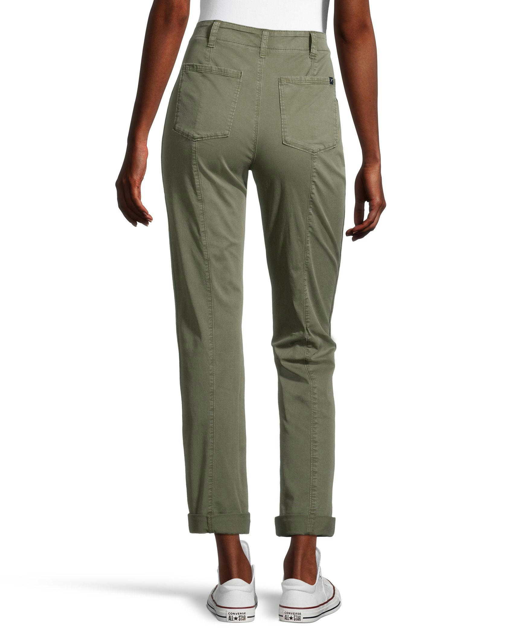 Denver Hayes Women's Garment Wash High Rise Pants
