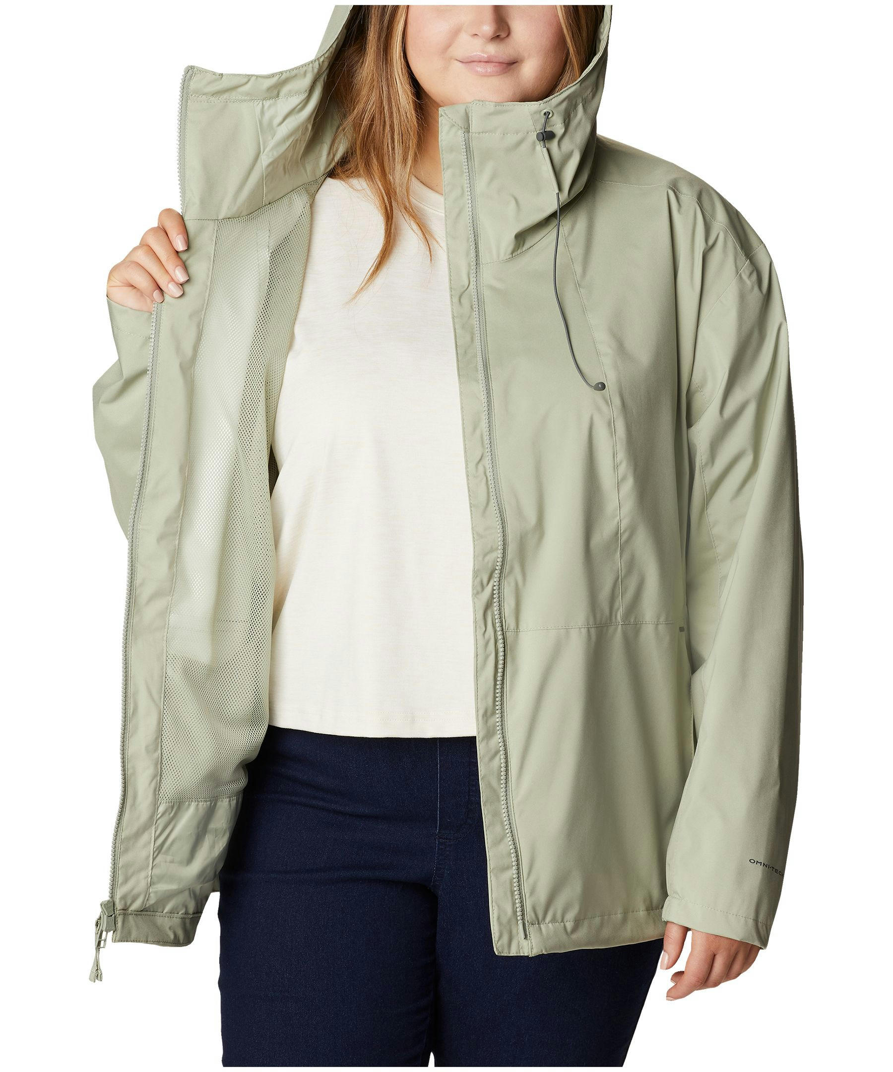 Columbia Women's Sunrise Ridge Waterproof Omni-Tech Rain Jacket