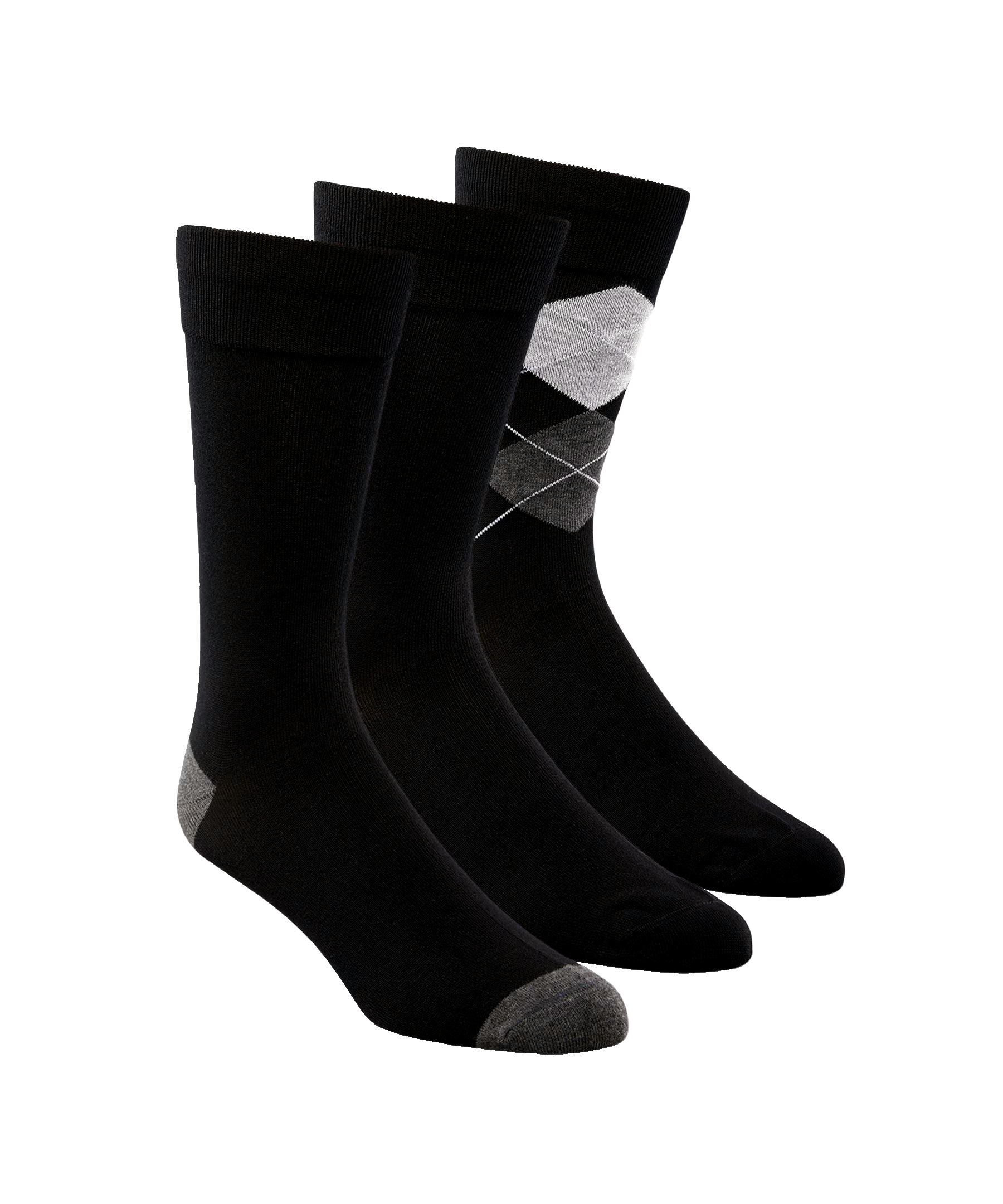 Denver Hayes Men's 3 Pack Bogo Casual Crew Socks