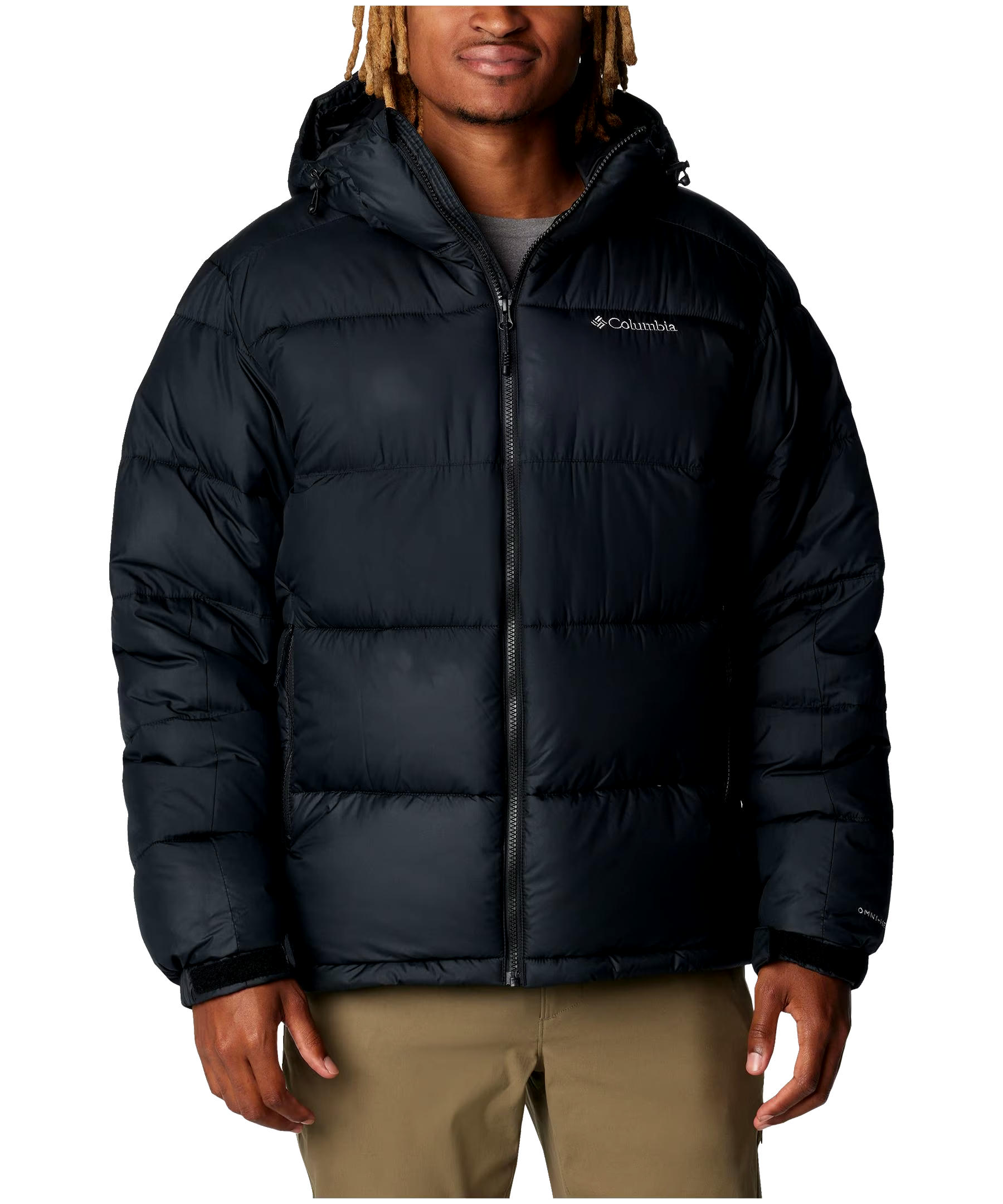 Columbia Men's Pike Lake II Omni-Heat Water Repellent Insulated Hooded Puffer Jacket