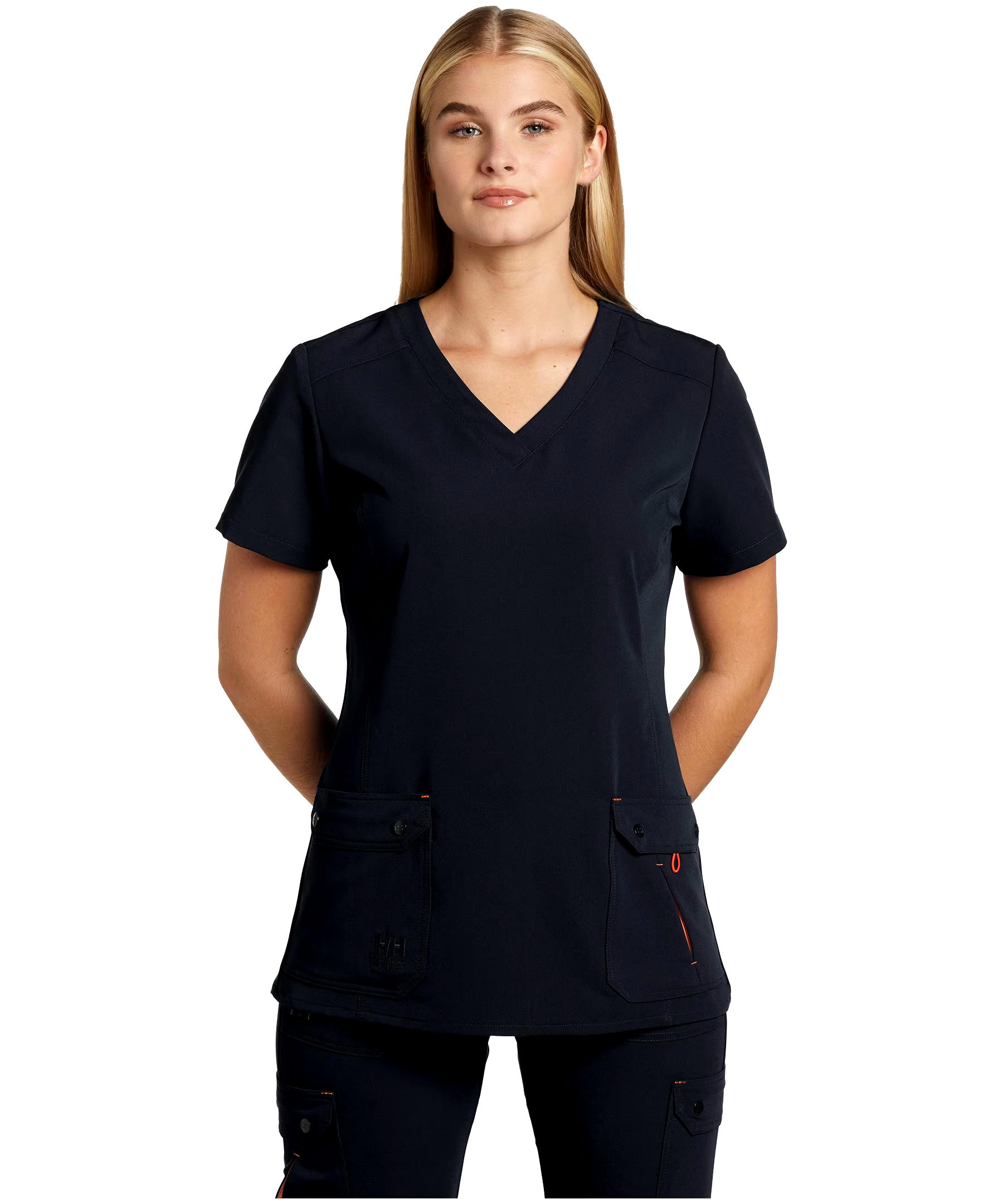 Helly Hansen Workwear Women's Stretch V-Neck Short Sleeve Scrub Top
