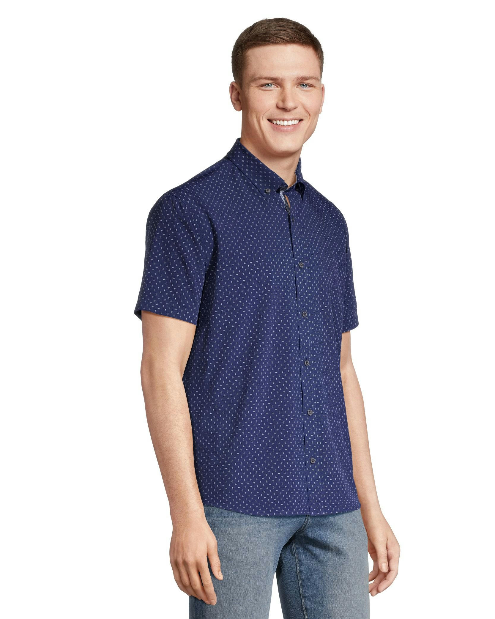 Denver Hayes Men's Hybrid 4 Way Stretch Shirt