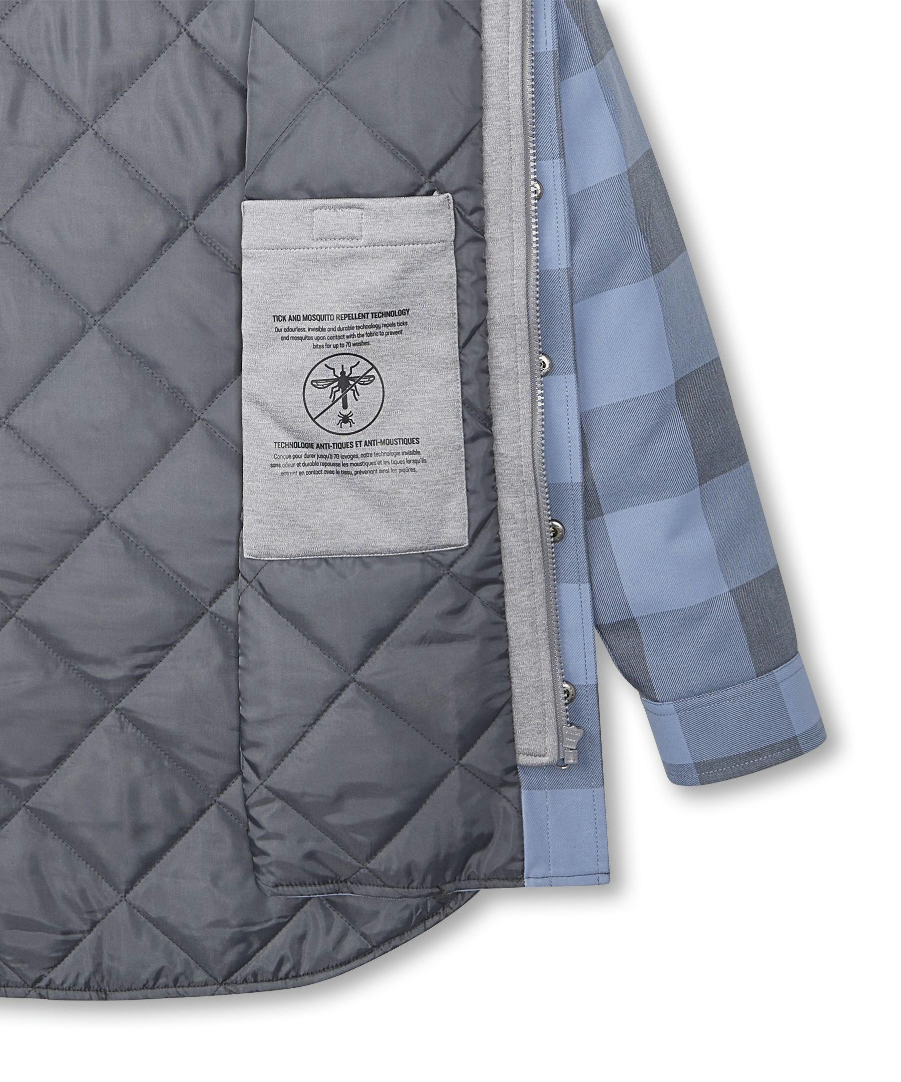 Dakota WorkPro Series Women's Tick and Mosquito Repellant Quilted Flannel Work Shirt