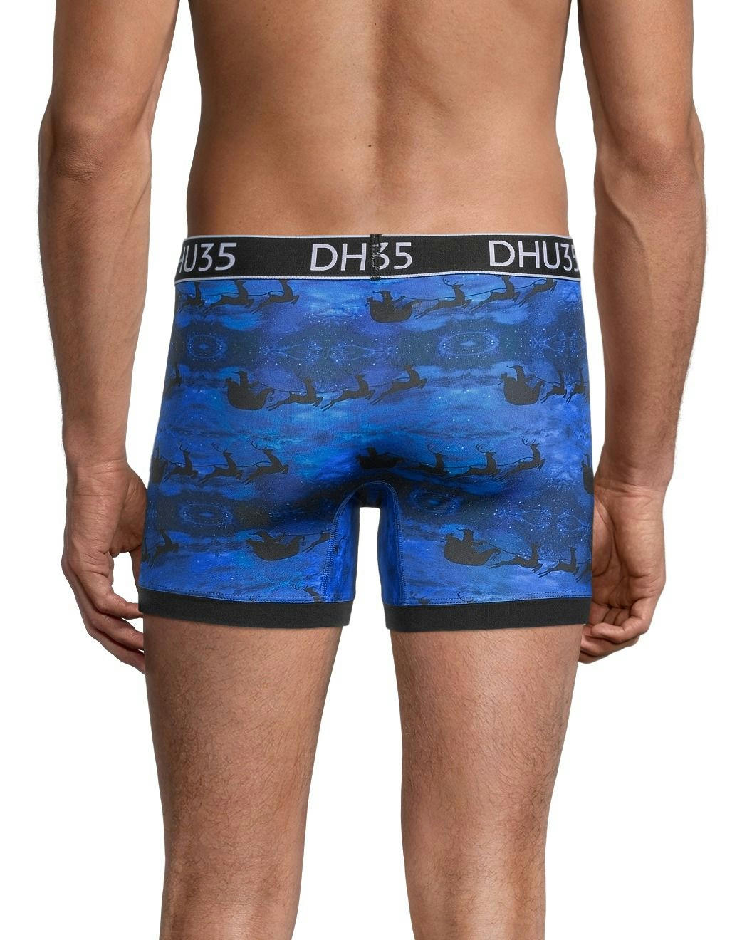 Denver Hayes Men's 3 Pack X-Mas Microfibre Boxer Brief Underwear