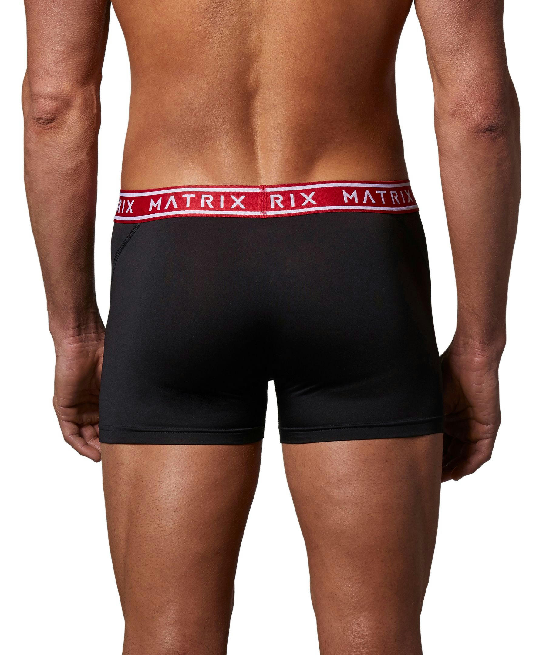 Matrix Men's 2-Pack Microfibre Trunk Briefs