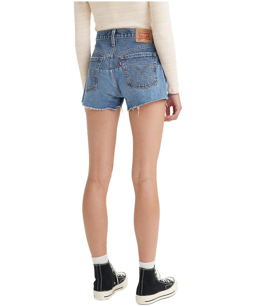 Levi's Women's 501 High Rise Jean Shorts - Medium Indigo