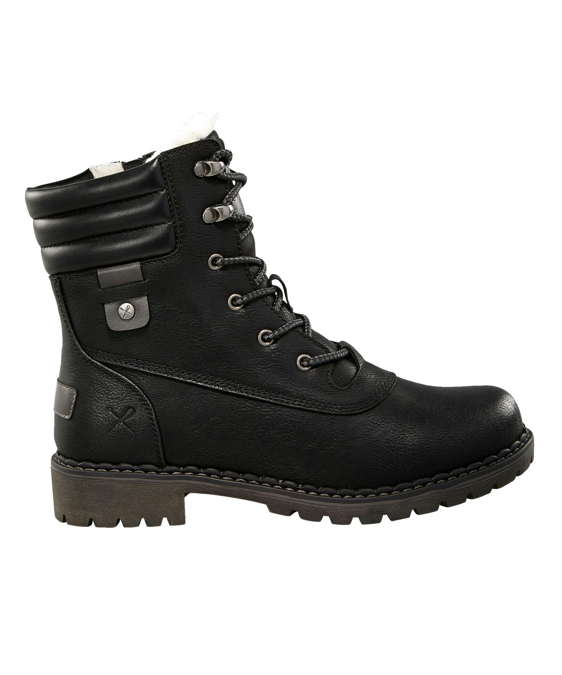 Denver Hayes Women's Laura Low Lug Sole Lace-Up Boots