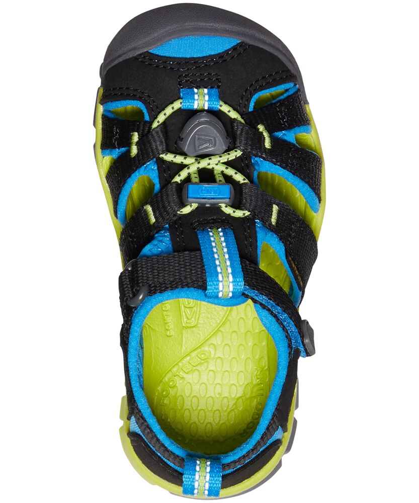 Keen Canada Outdoor Preschool Newport H2-C Sandals - Black/Brilliant Blue