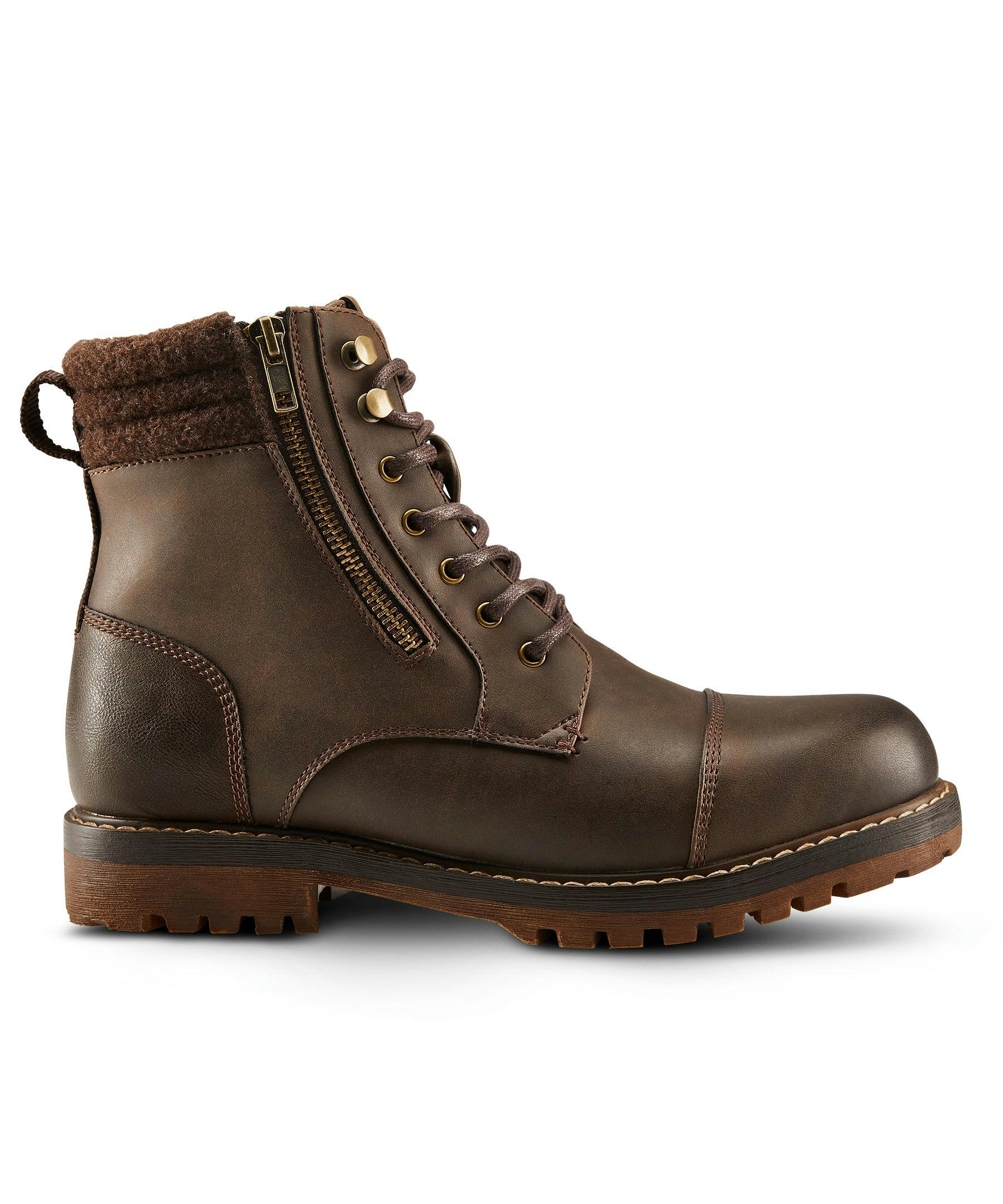 Denver Hayes Men's Bathurst T-Max Insulated Lace Up Style Wide Fit Boots - Chestnut