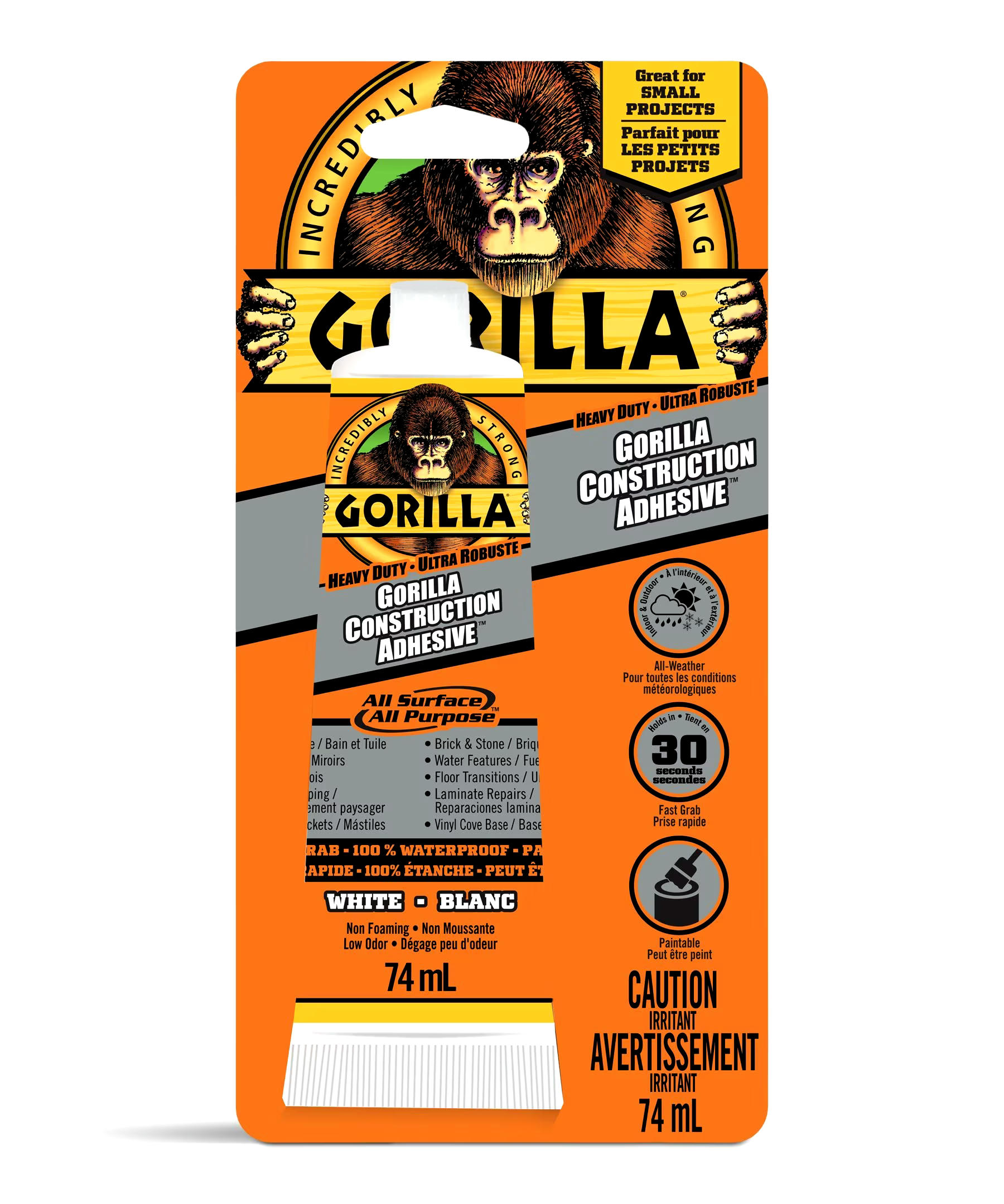 Gorilla Glue 74 Ml Construction Adhesive