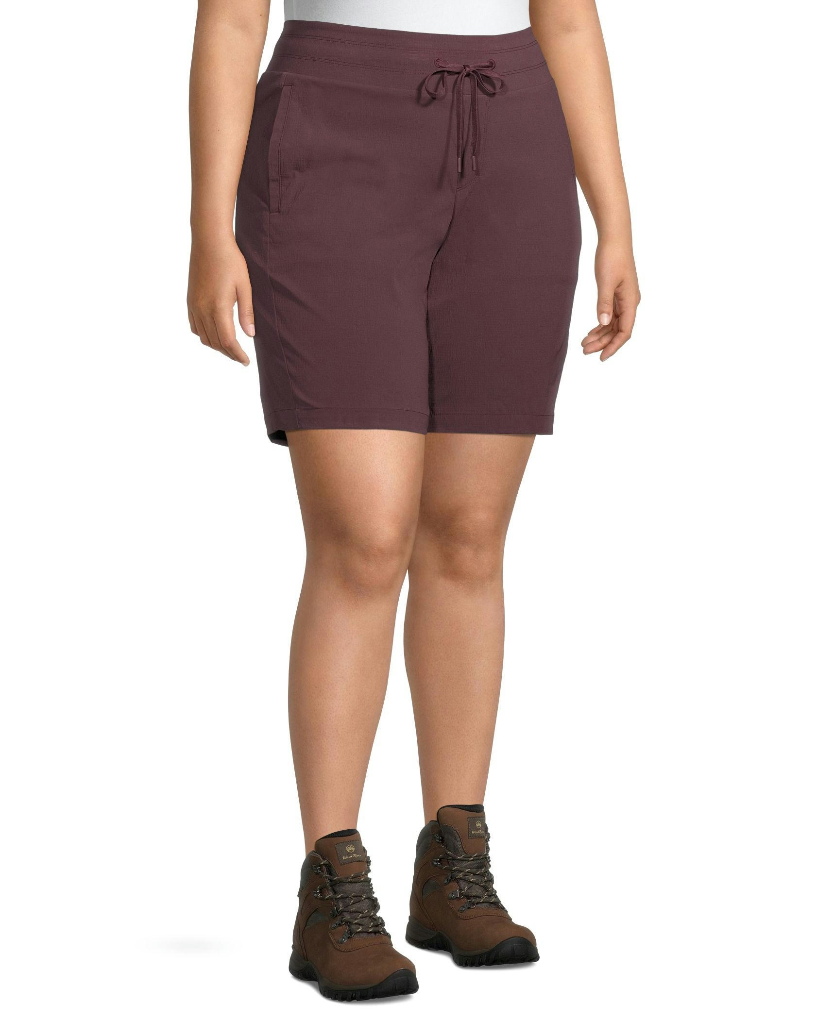 WindRiver Women's Water Repellent Hyper-Dri 1 High Rise Pull On Shorts