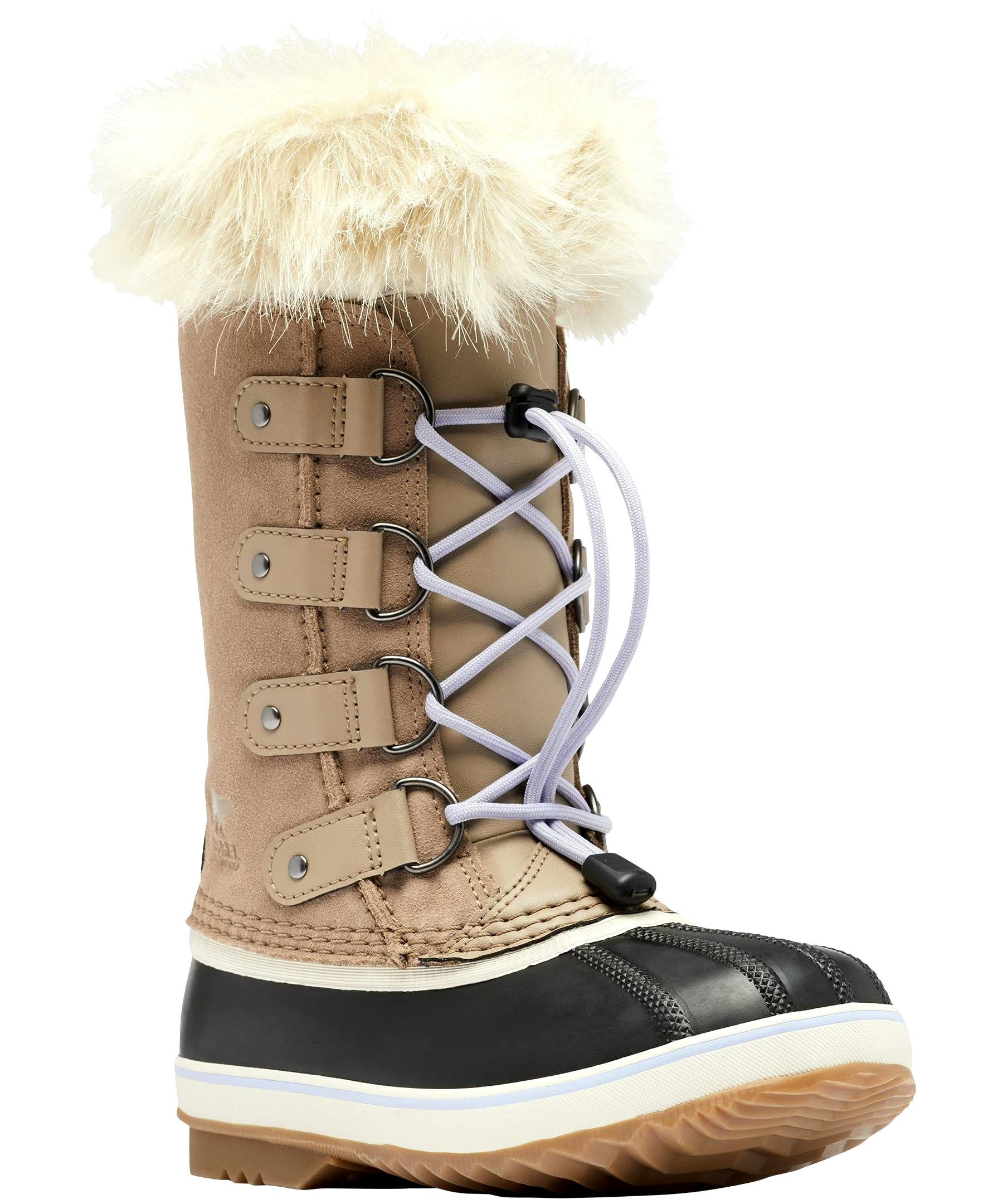 Sorel Kids' Pre-School/Grade School Joan Of Arctic™ Suede Waterproof Fleece-Lined Winter Boots