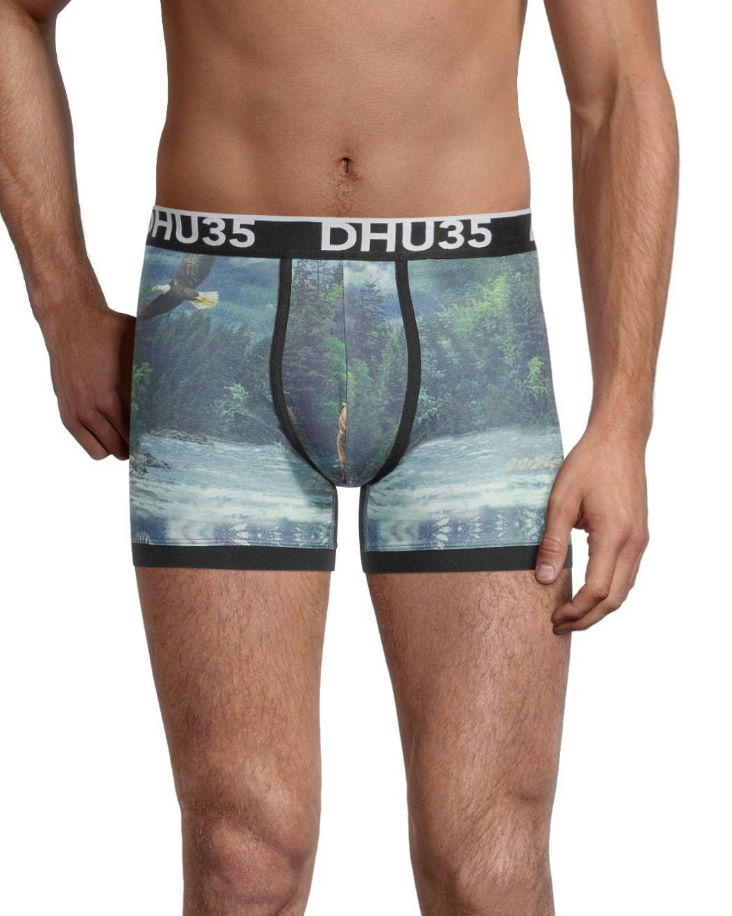 Denver Hayes Men's Fashion Photo Real Microfiber Boxer Briefs