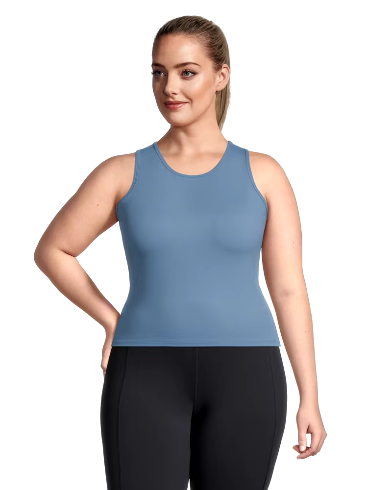 Women's Live-In Comfort Cropped Racerback Tank
